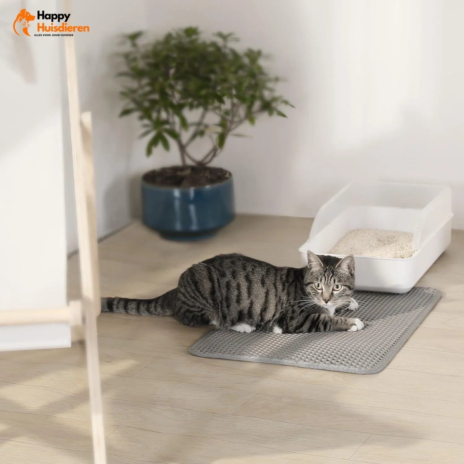 LitterGuard | Kattenbakmat tegen Grindverspreiding & voor Schone Vloeren