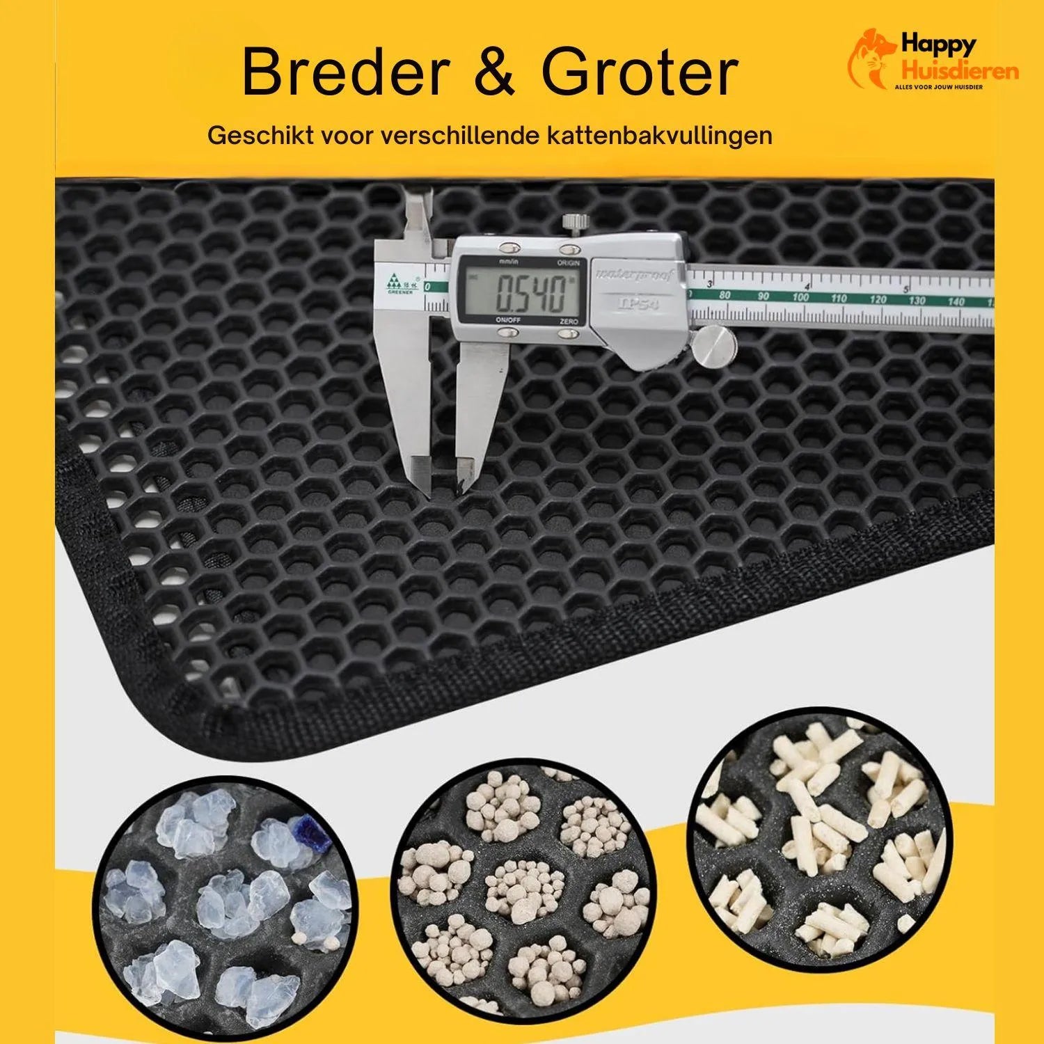 LitterGuard | Kattenbakmat tegen Grindverspreiding & voor Schone Vloeren