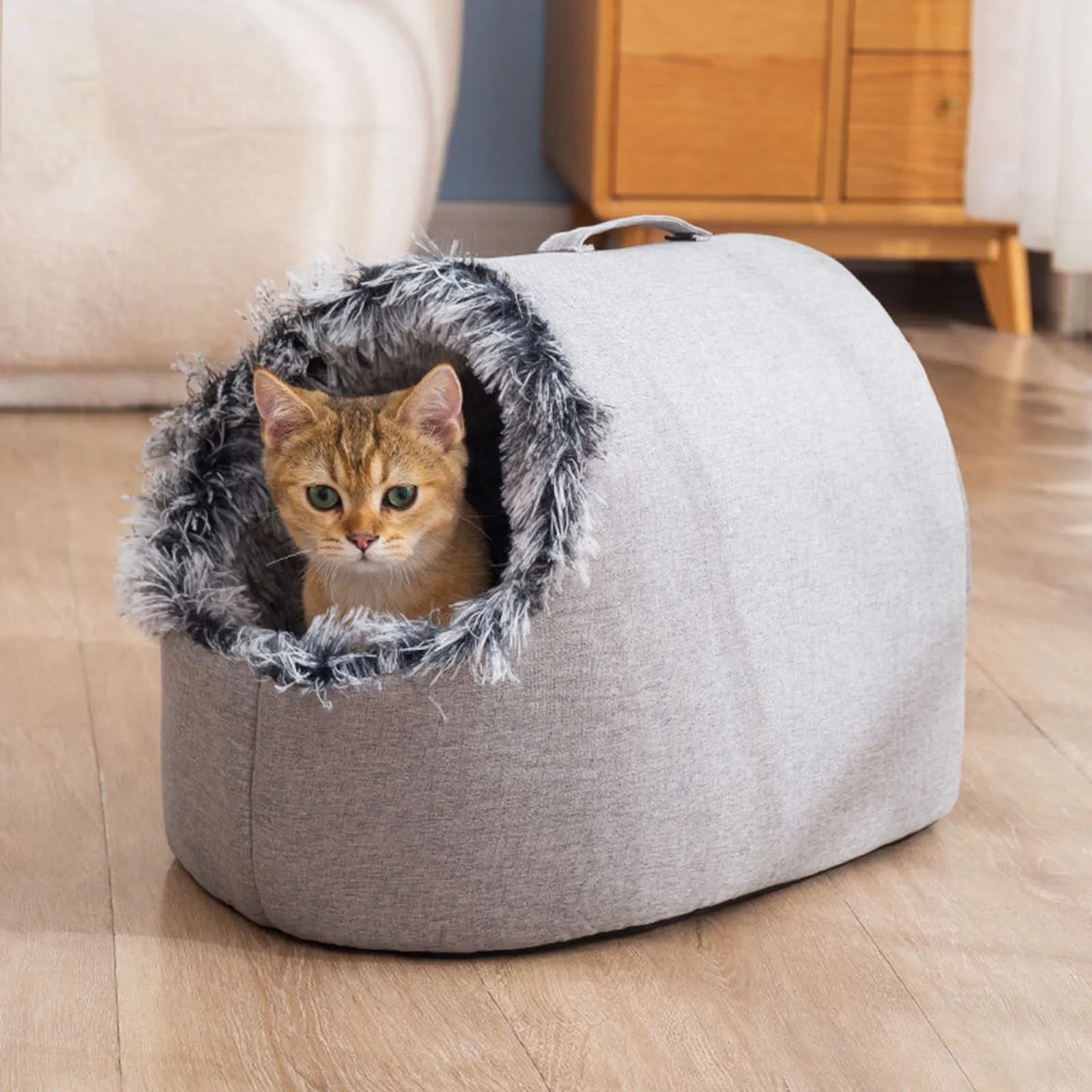 SnuggleNest | Warm en knus kattenbedje dat overal past