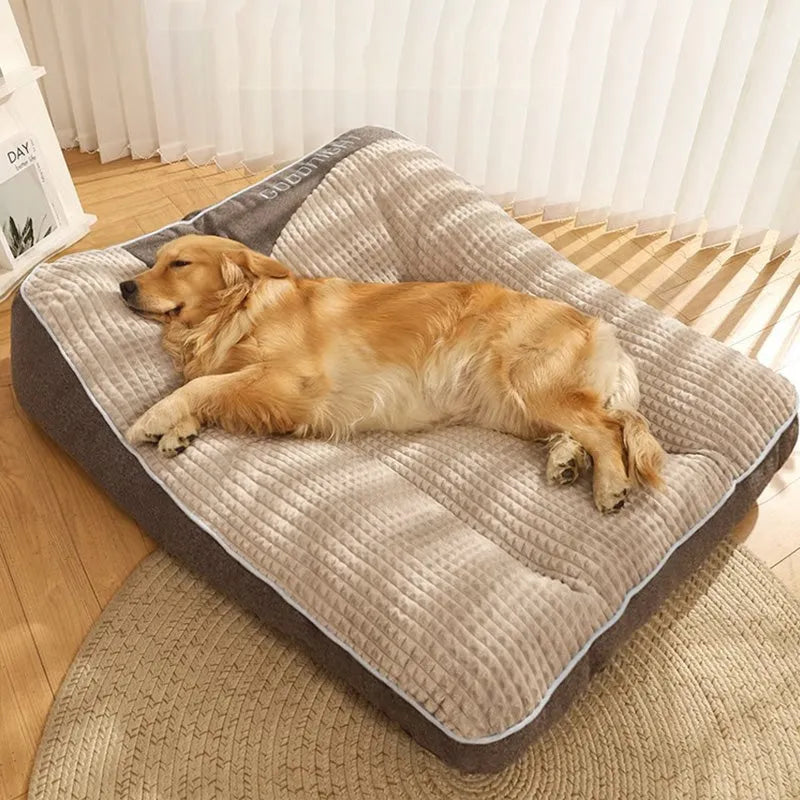 DreamRest | Orthopedisch hondenbed met hoofdsteun en wasbare hoes