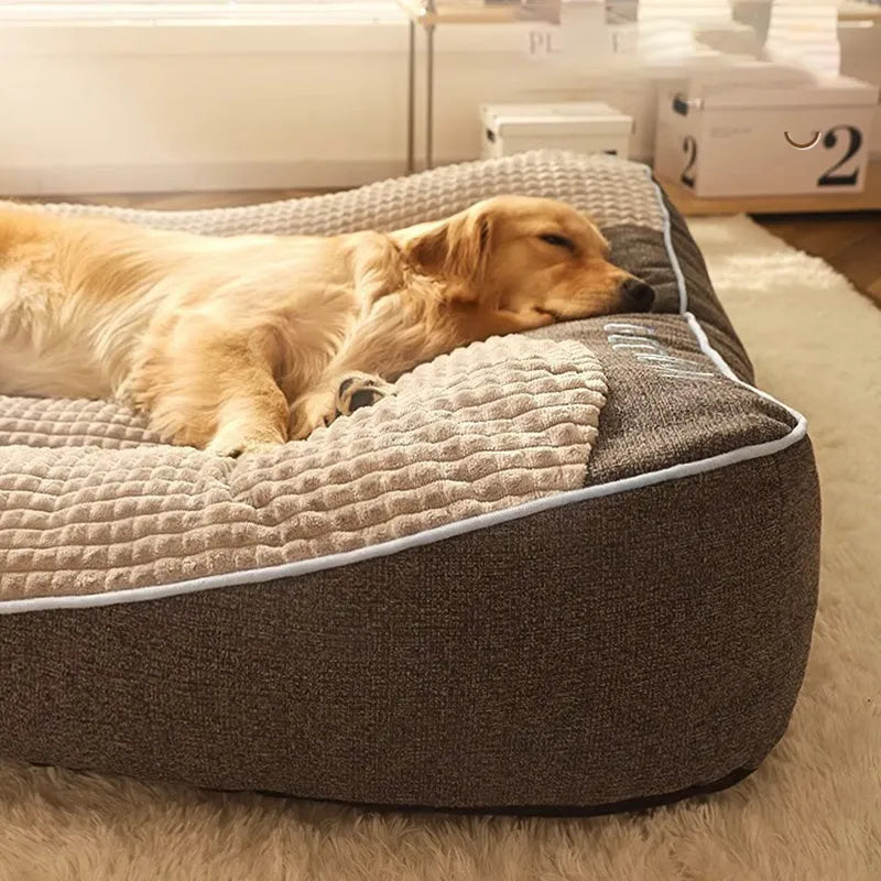DreamRest | Orthopedisch hondenbed met hoofdsteun en wasbare hoes