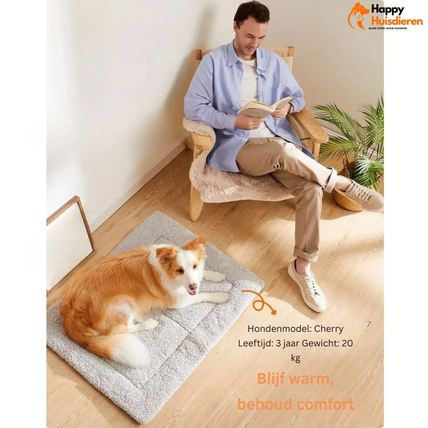 Maokai Comfort Mat | Warm Huisdierbed met Antislip & Wasbare Hoes