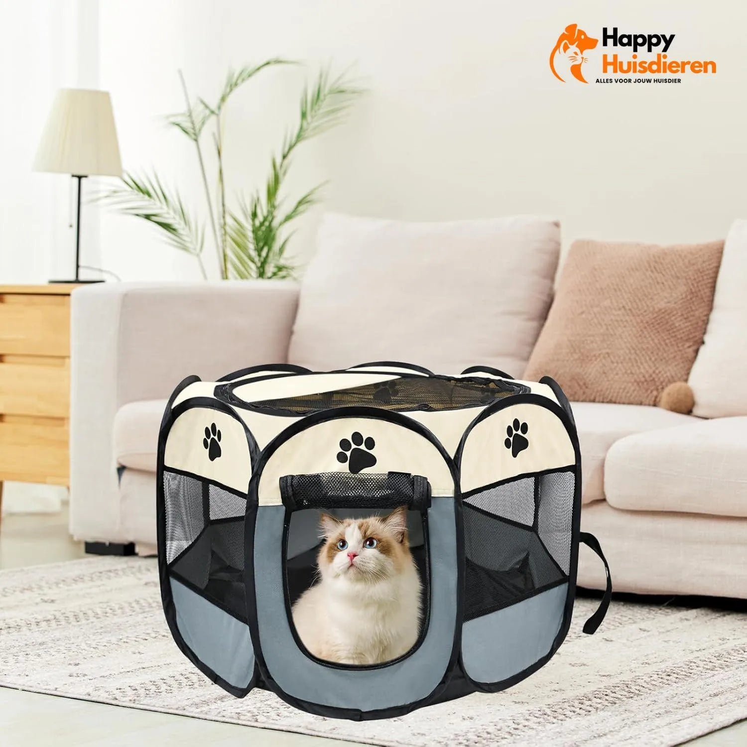 Megan | Opvouwbare huisdiertent – veilige en rustgevende plek voor honden & katten