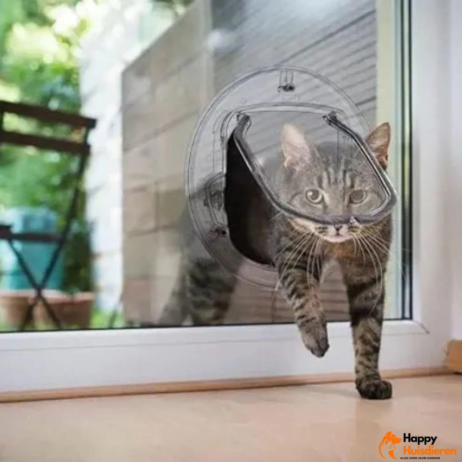 OpenTail | Instelbaar Kattenluik met Draaivergrendeling