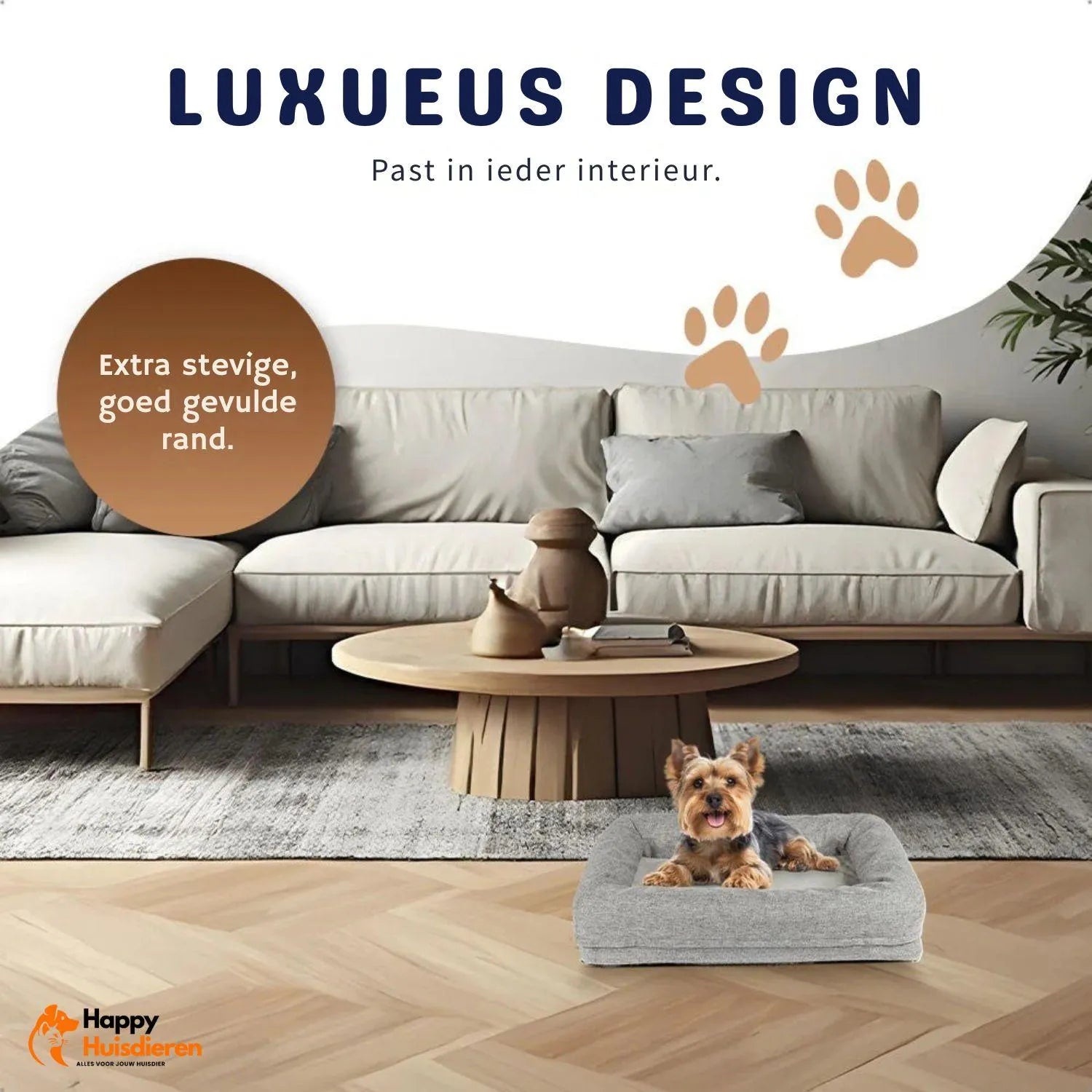 OrthoNest | Orthopedische hondenmand met traagschuim