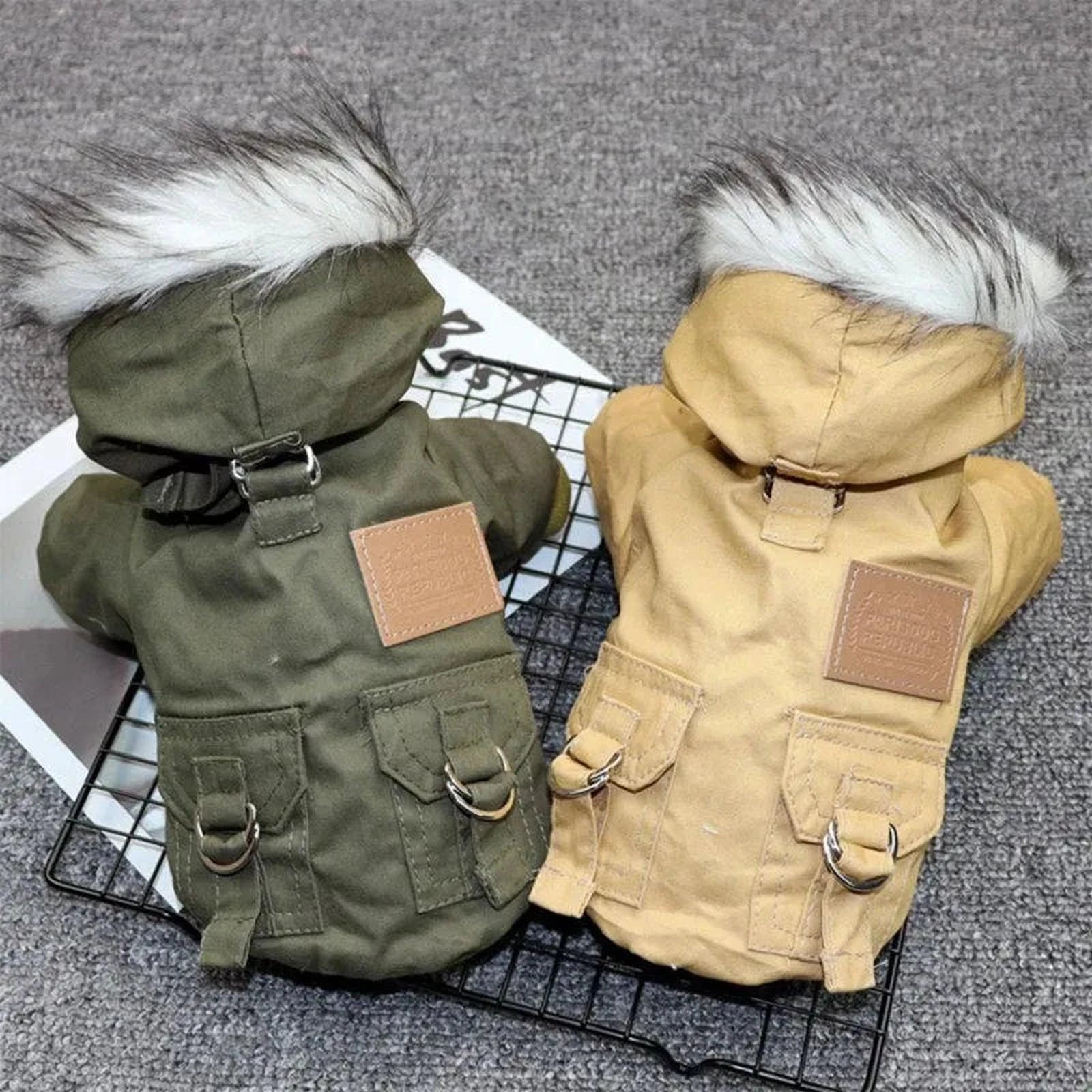 Parka voor Trouwe Viervoeters | Winterjas met Bescherming tegen Koude voor Honden