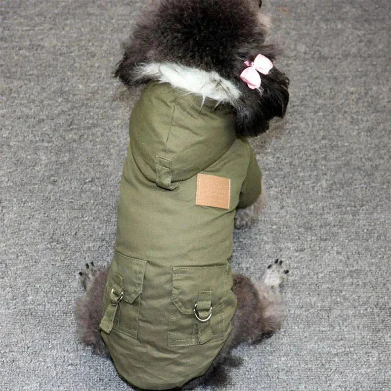 Parka voor Trouwe Viervoeters | Winterjas met Bescherming tegen Koude voor Honden