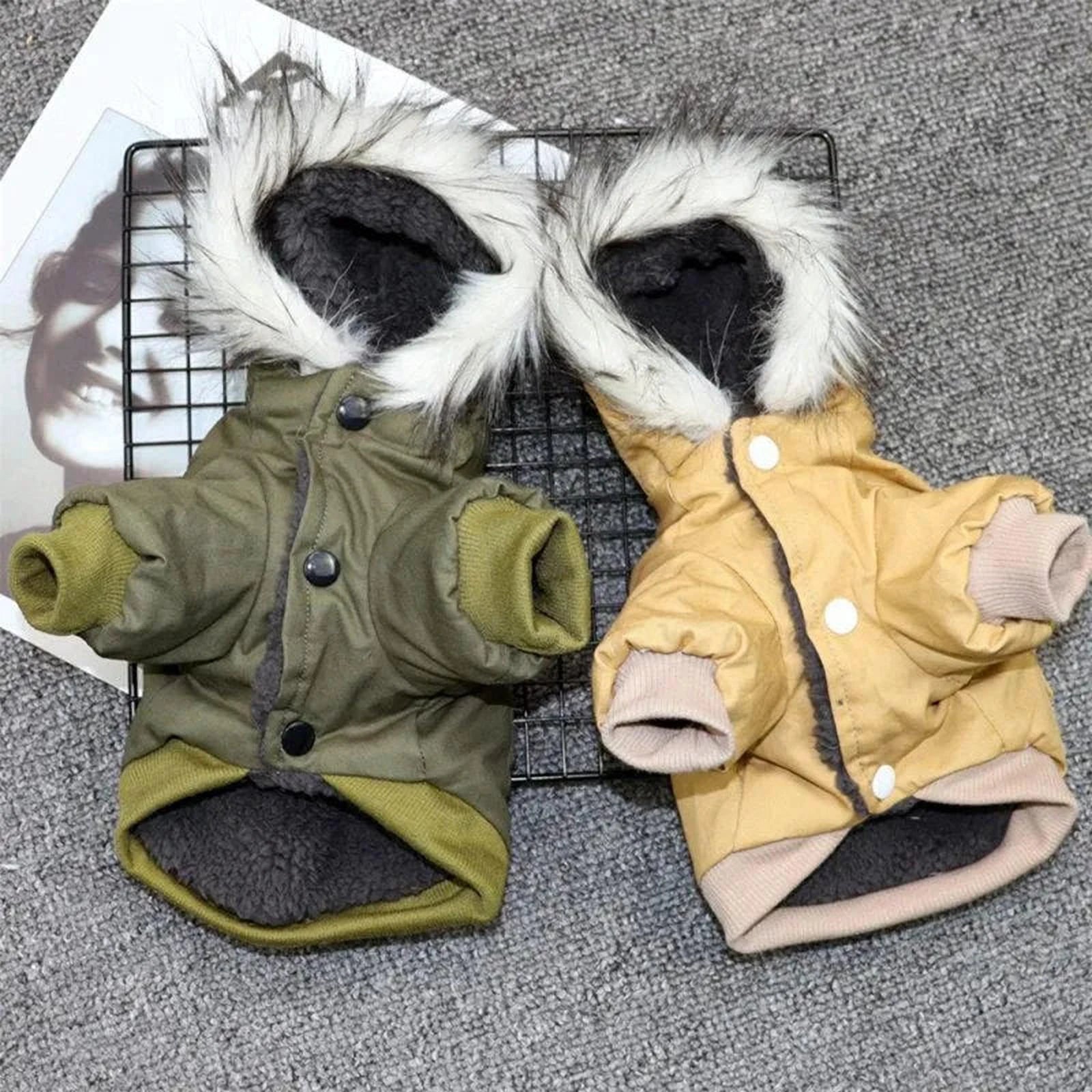 Parka voor Trouwe Viervoeters | Winterjas met Bescherming tegen Koude voor Honden