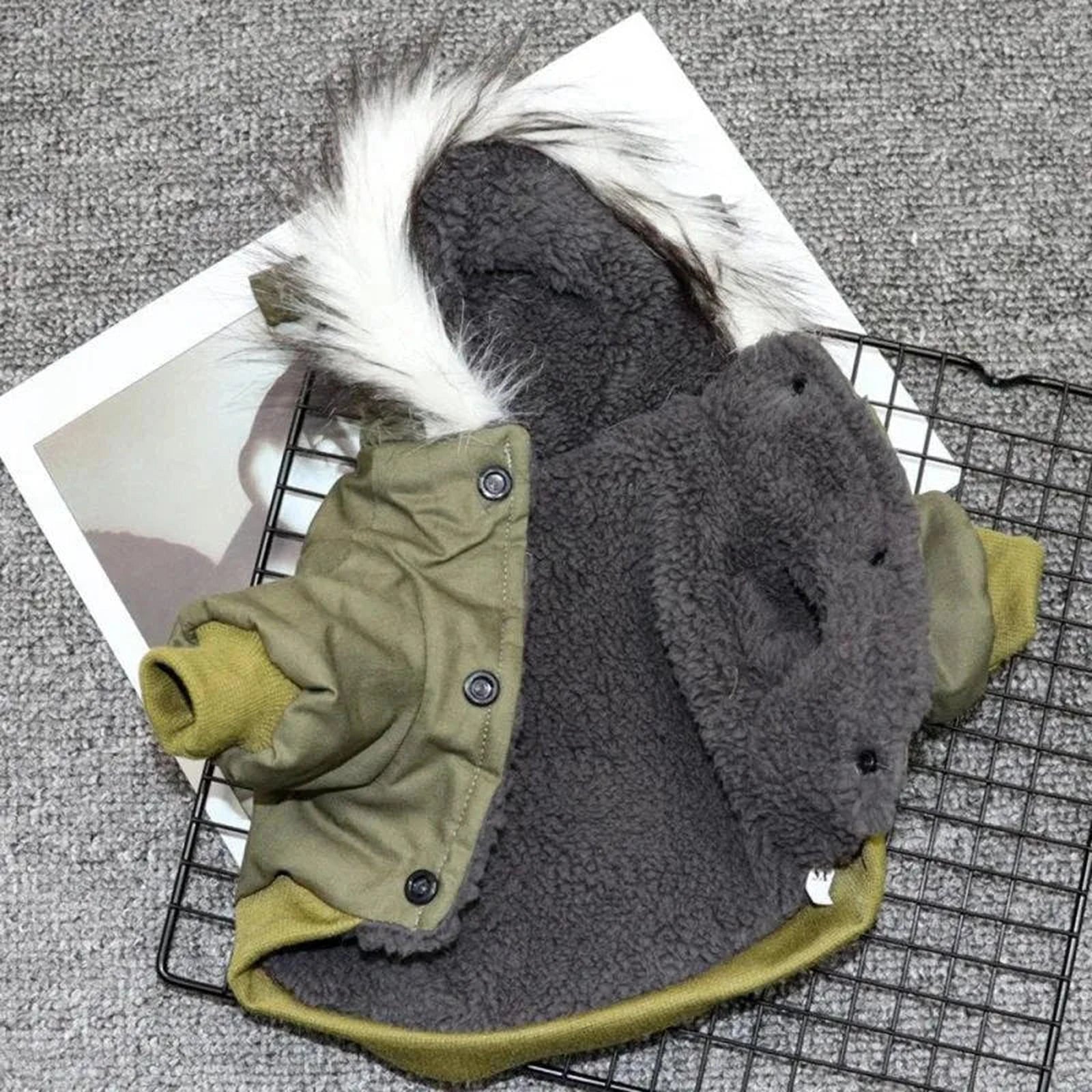 Parka voor Trouwe Viervoeters | Winterjas met Bescherming tegen Koude voor Honden