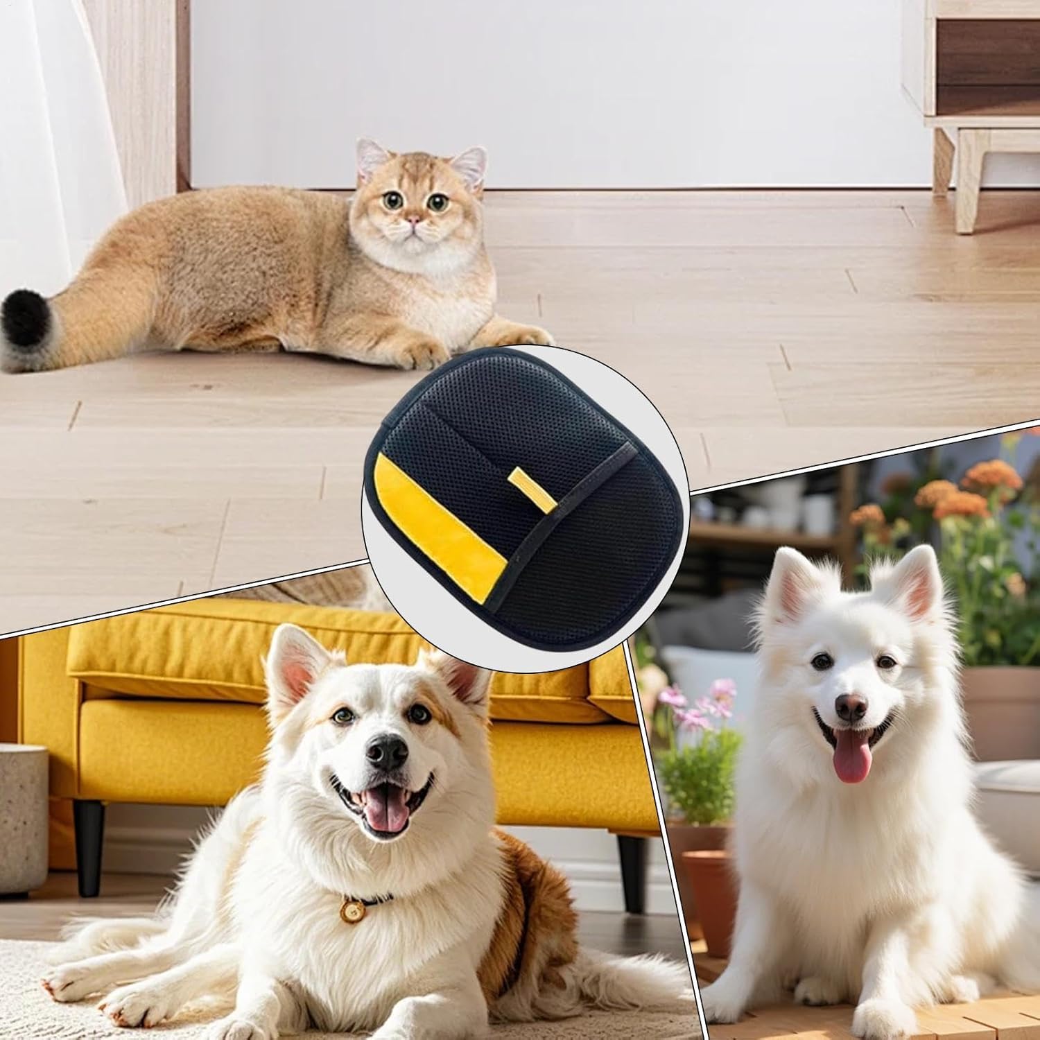 PawGroom Verzorgingshandschoenen | Zachte Haarverwijdering voor Katten en Honden