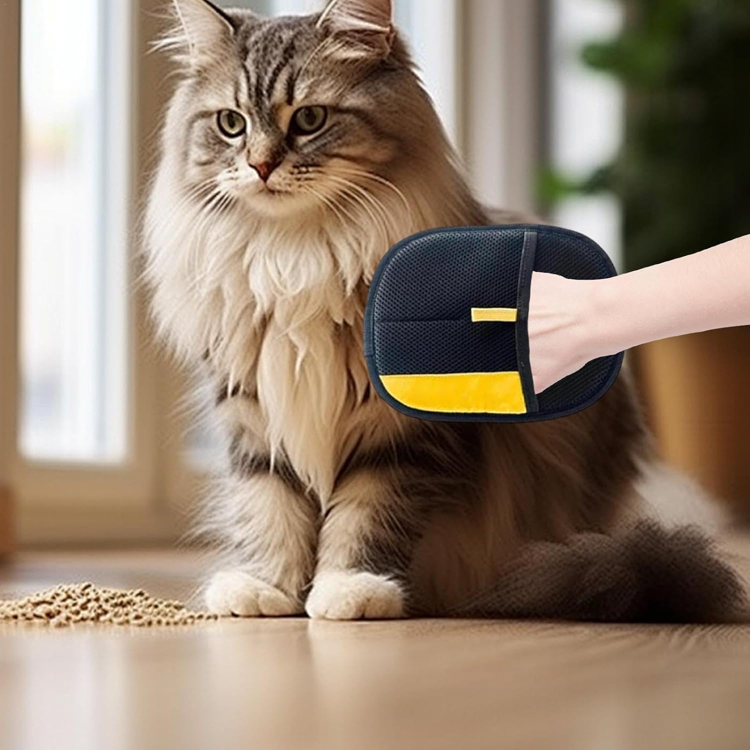 PawGroom Verzorgingshandschoenen | Zachte Haarverwijdering voor Katten en Honden