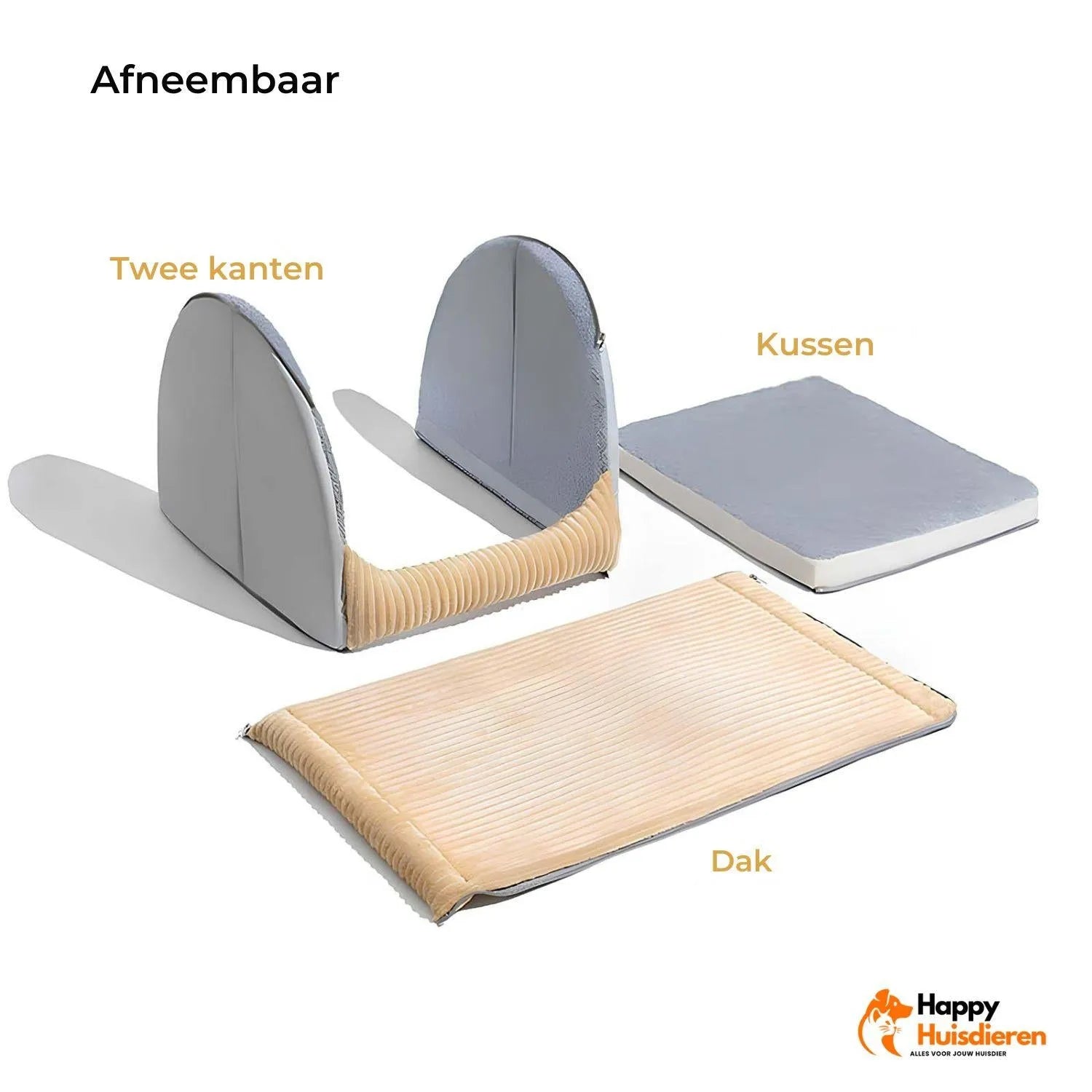 PawHaven Tent | Knus Hondenbed met Afneembare Bekleding