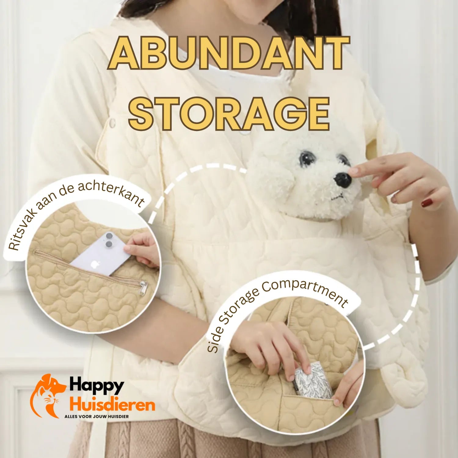 PawPorter Draagtas | Comfortabele reistas voor kleine honden en puppy's
