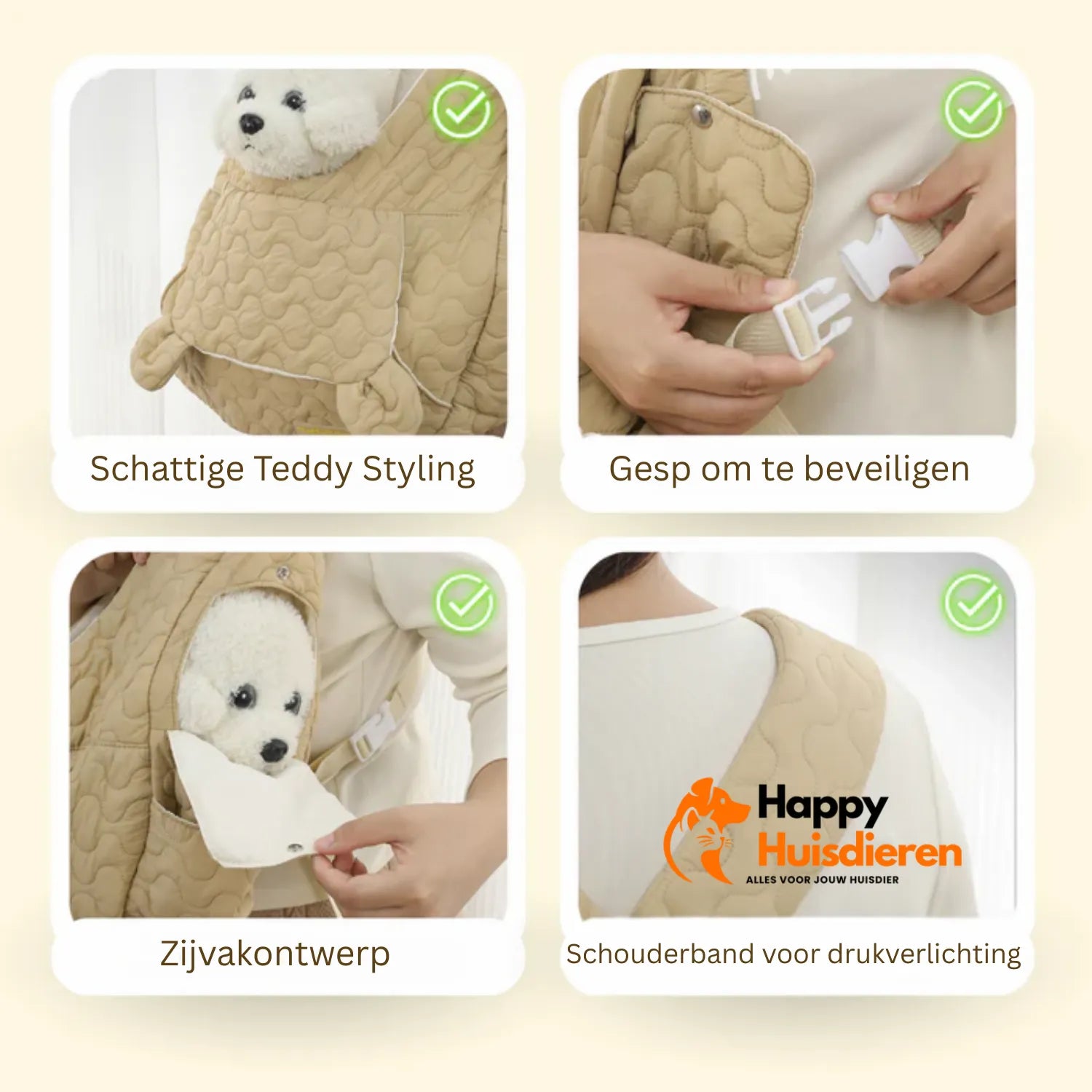 PawPorter Draagtas | Comfortabele reistas voor kleine honden en puppy's