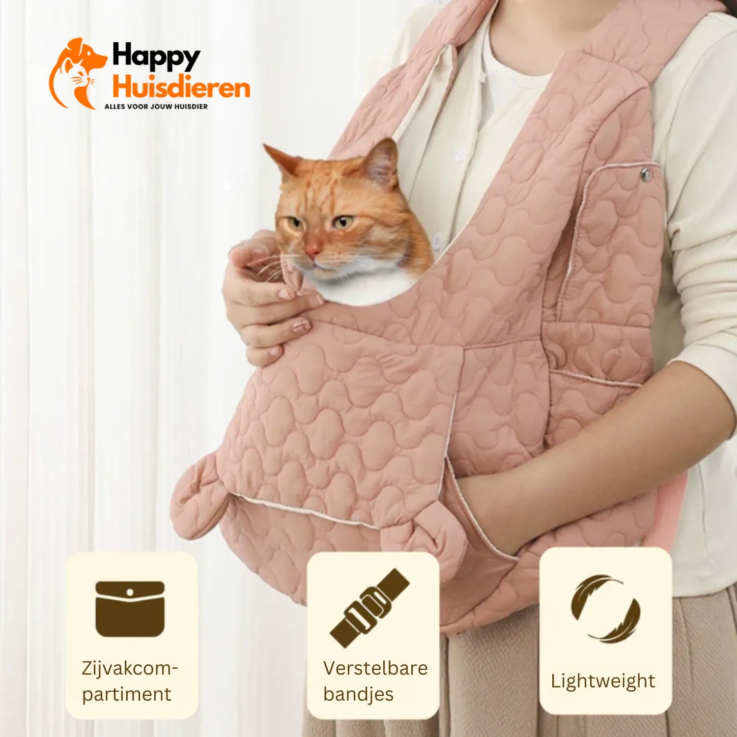 PawPorter Draagtas | Comfortabele reistas voor kleine honden en puppy's