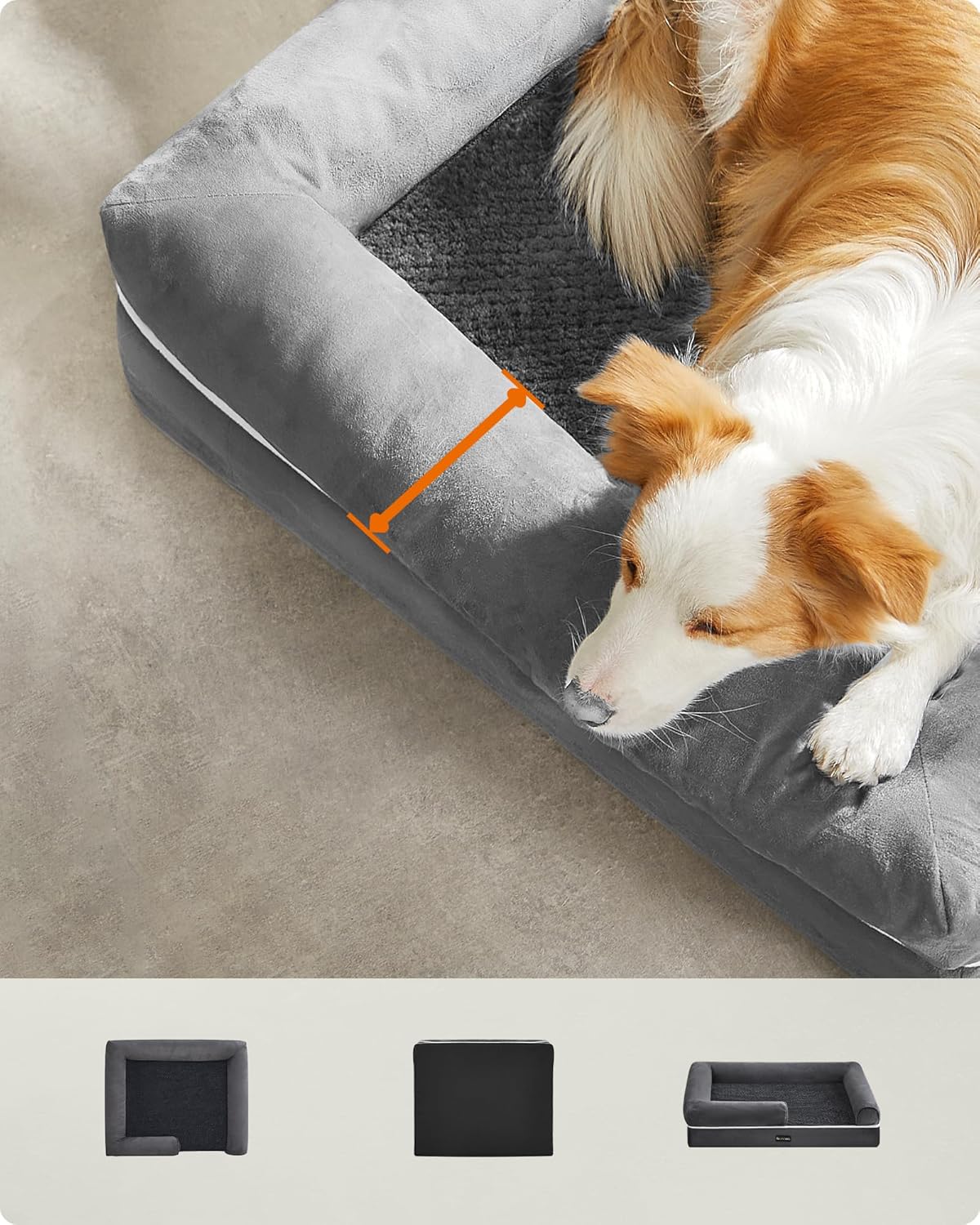 PawRest Orthopedisch Hondenbed | Ergonomisch Slaapcomfort met Wasbare Hoes