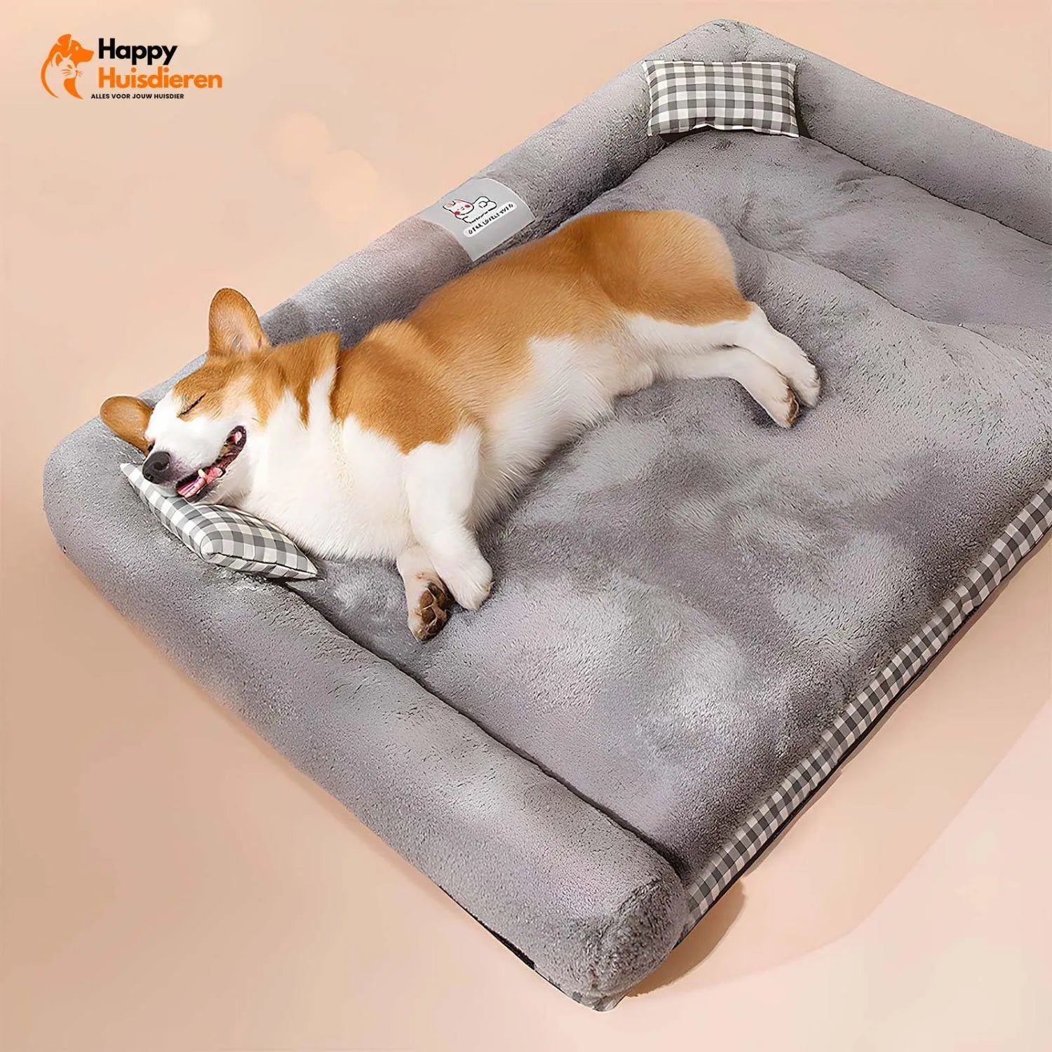 PawRest-nest | Stevig hondenkussen met afneembare en wasbare hoes