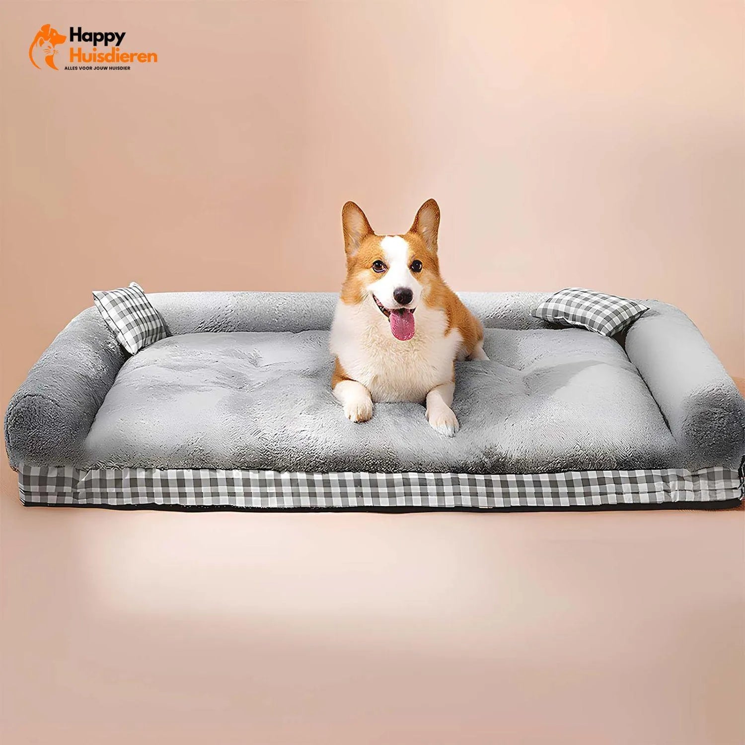 PawRest-nest | Stevig hondenkussen met afneembare en wasbare hoes
