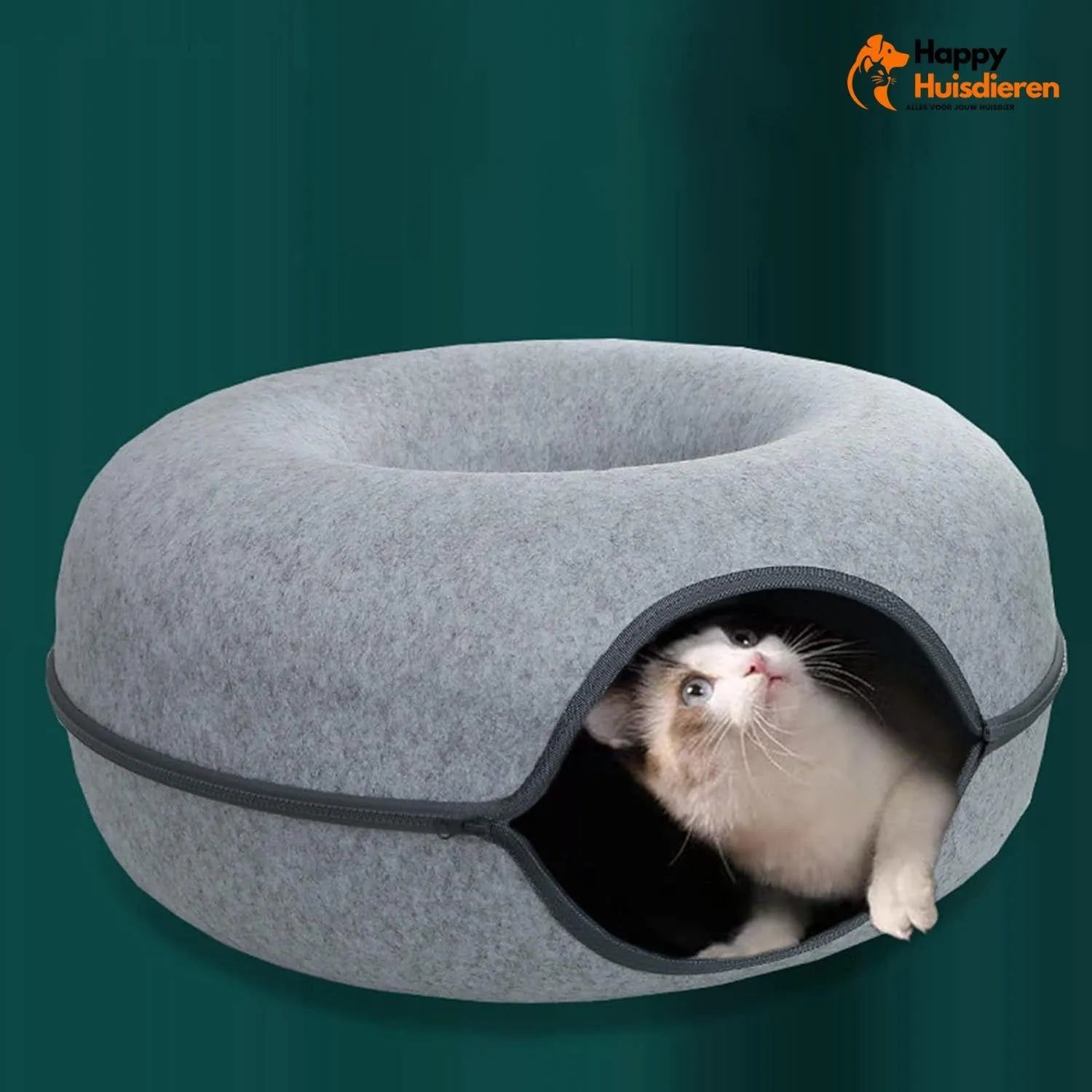 Peekaboo Nest | Kattenmand met Tunnelontwerp voor Spel en Ontspanning