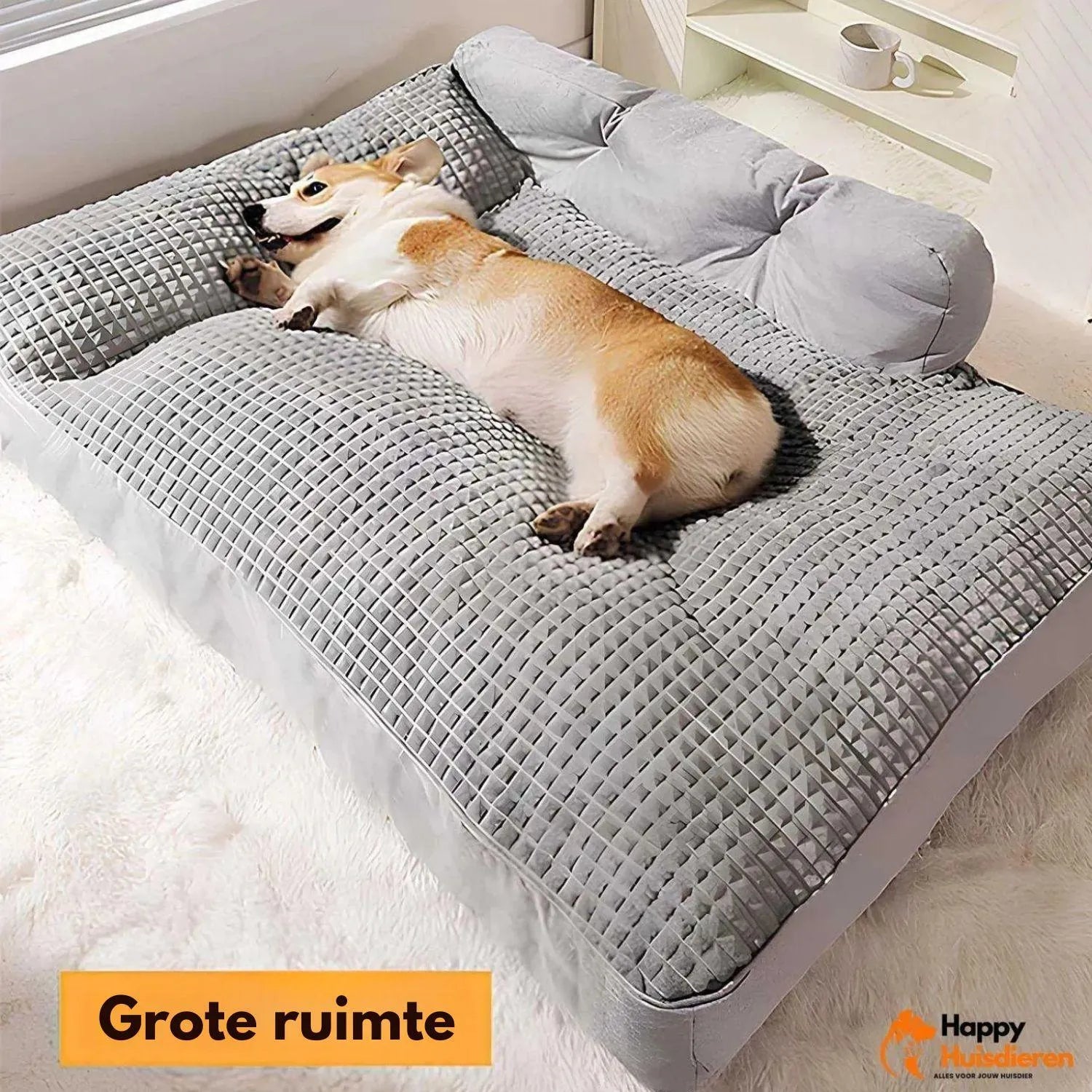 Pet Comfort Nest | Seizoensgebonden dik wasbaar kussen voor honden en katten