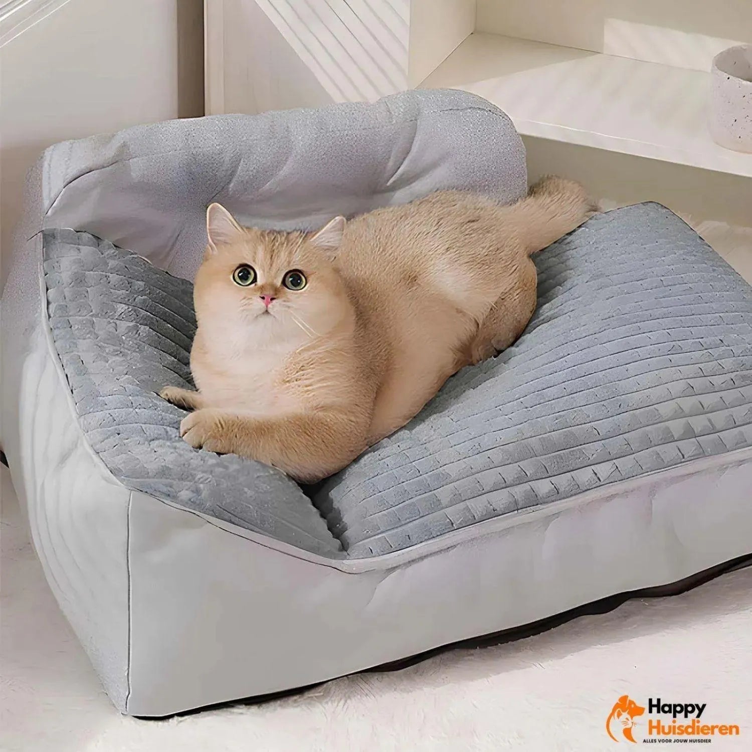 Pet Comfort Nest | Seizoensgebonden dik wasbaar kussen voor honden en katten