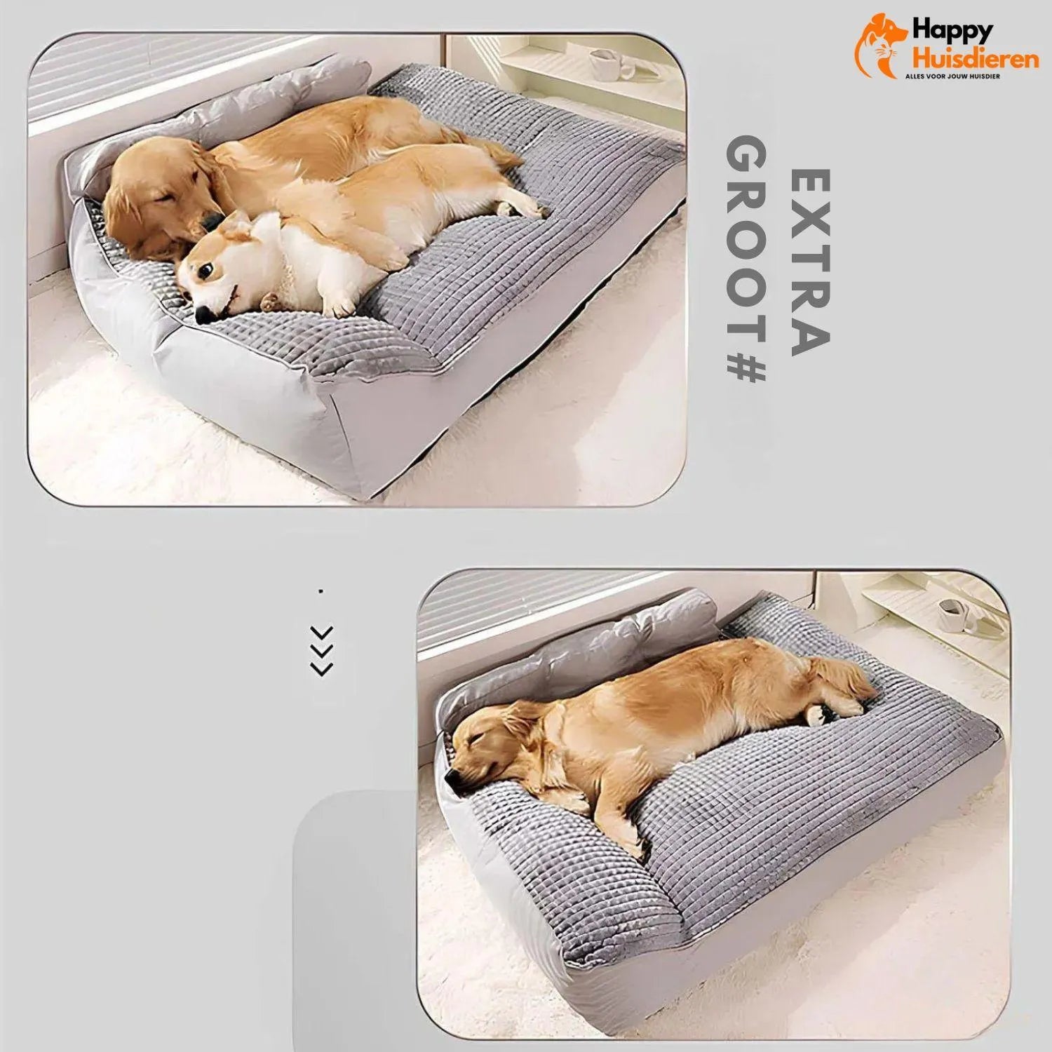 Pet Comfort Nest | Seizoensgebonden dik wasbaar kussen voor honden en katten