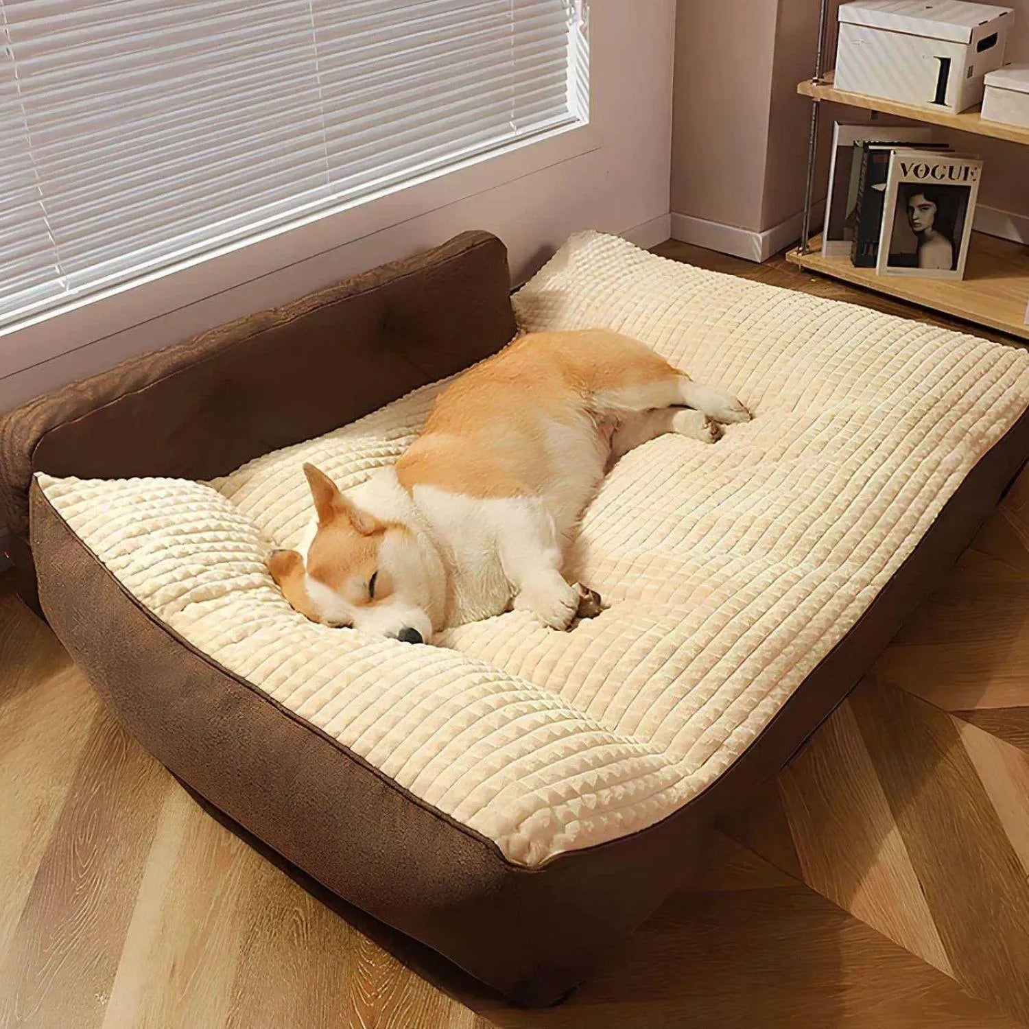 Pet Comfort Nest | Seizoensgebonden dik wasbaar kussen voor honden en katten