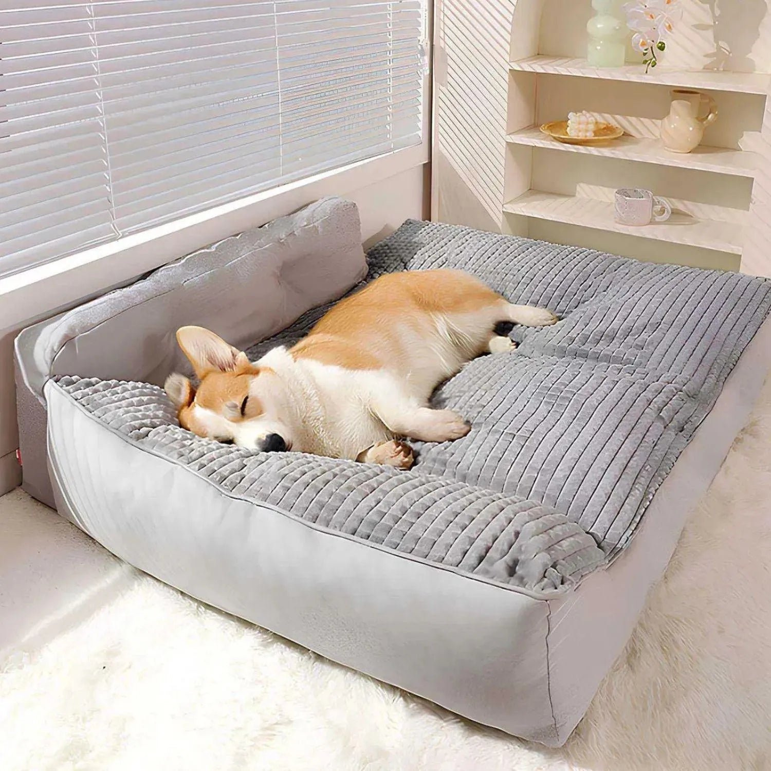 Pet Comfort Nest | Seizoensgebonden dik wasbaar kussen voor honden en katten