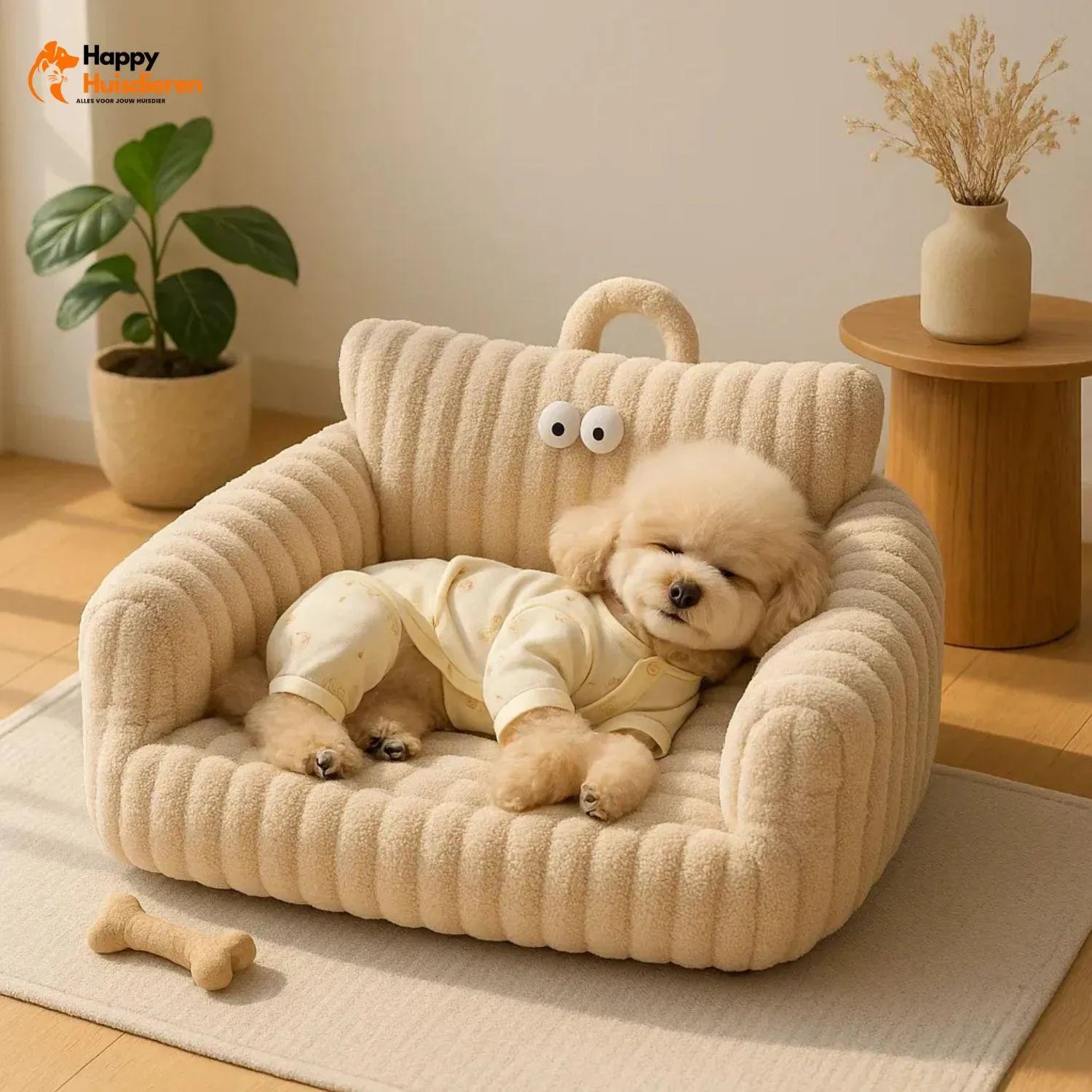 PetCloud Lounge | Luxe Huisdierenbank met Afneembare Hoes & Ultiem Comfort