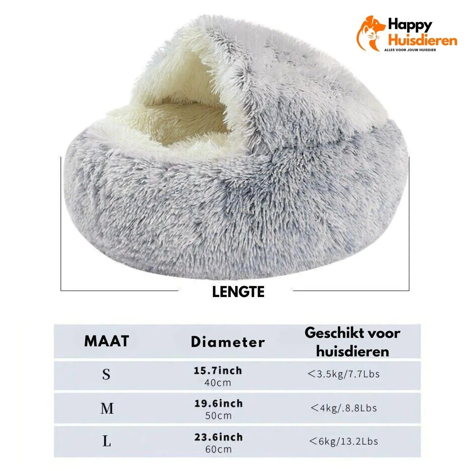 PetHuddle | Orthopedische dierenmand voor ontspanning en gewrichtsverlichting