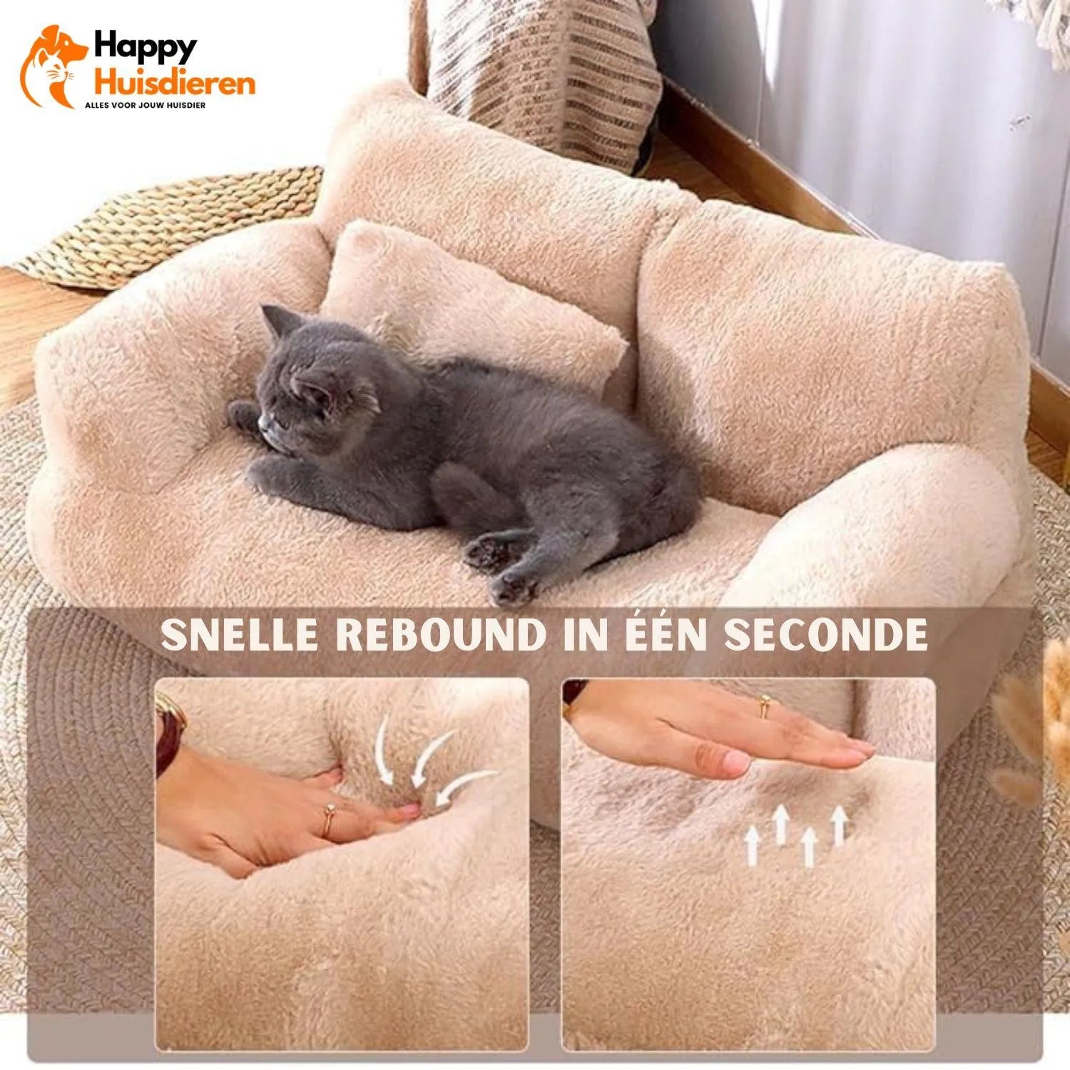 PetParadise | Knusse sofa voor huisdieren – warm, stijlvol en wasbaar