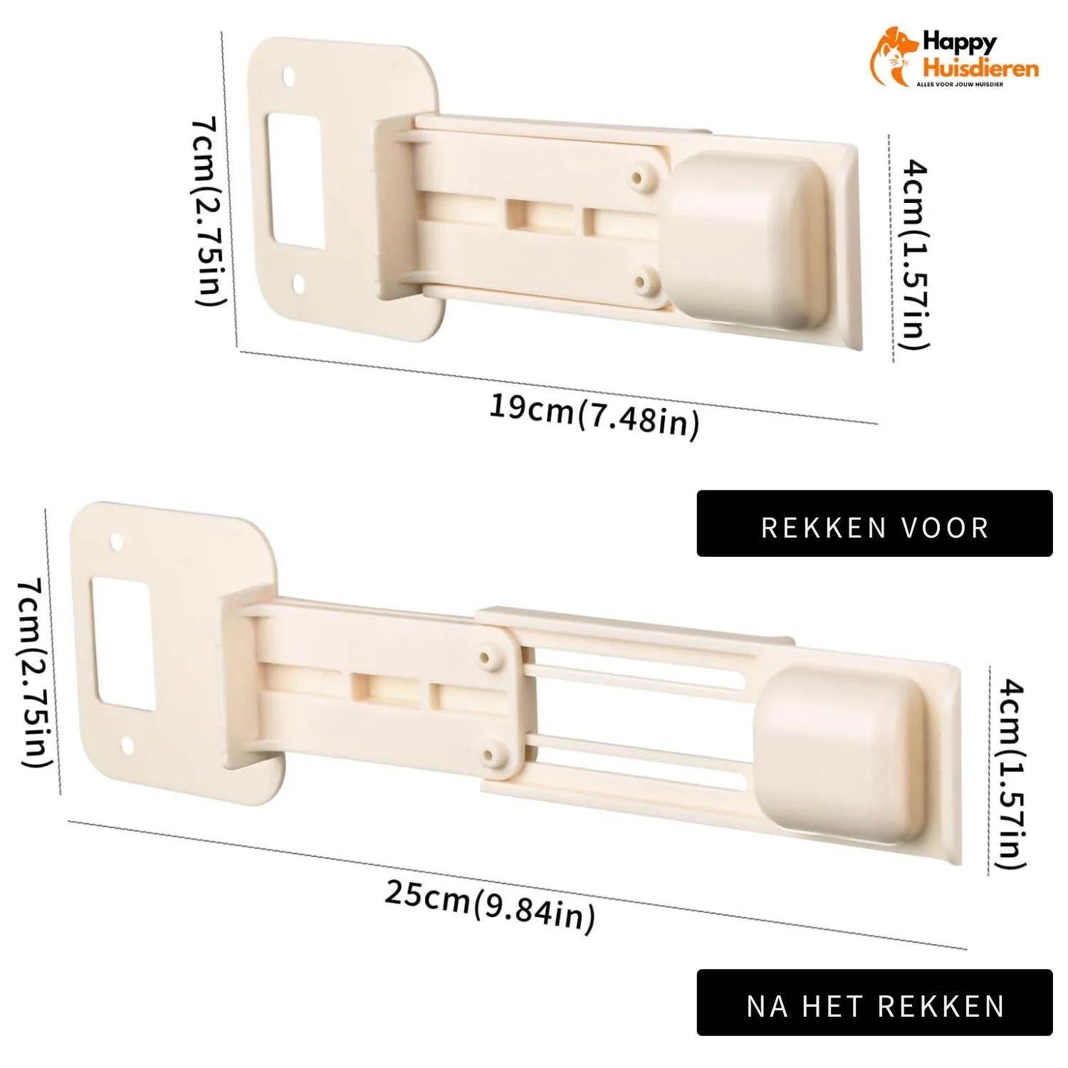 PetPass Pro | Slimme katten doorgang met verstelbare opening voor huisdieren