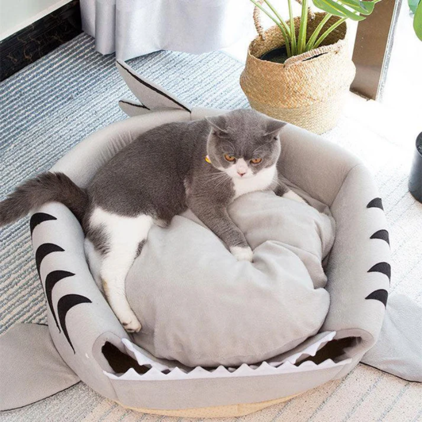 SharkSnug HavenBed | Knus honden & kattenbed met waterafstotende bescherming