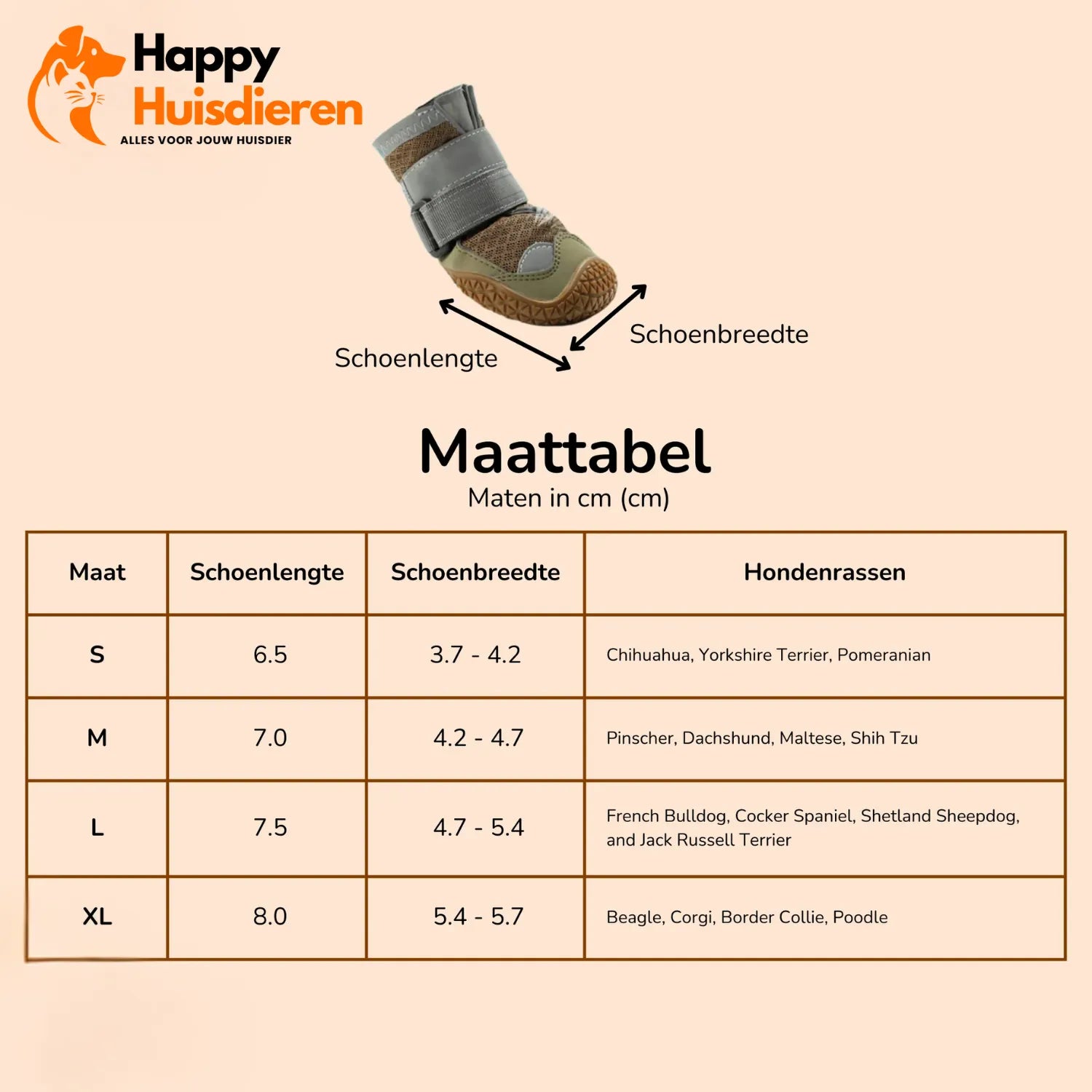 PootGrip Schoentjes | Beschermende Antislip Hondenschoenen voor Wandelen