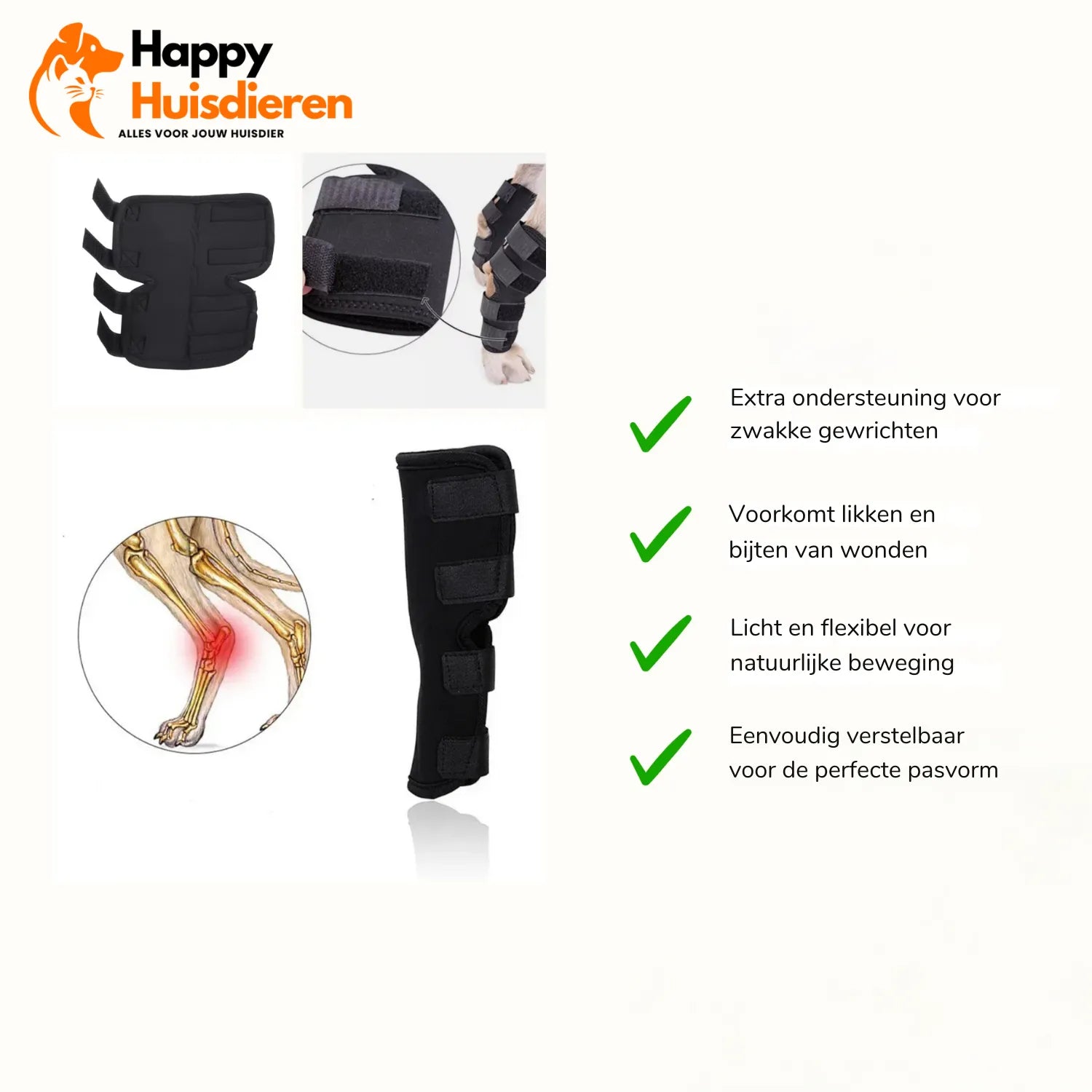 PootSteun Hondenbrace | Ondersteunende Orthopedische Pootbrace voor Honden