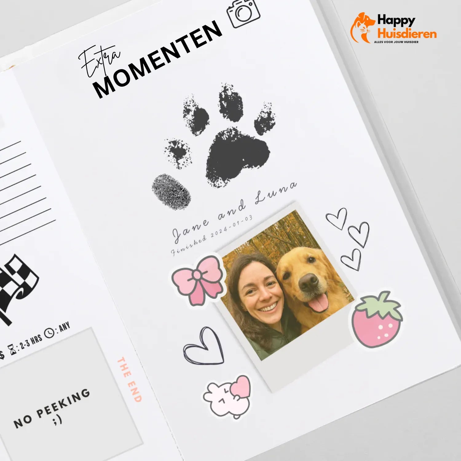 Pootafdruk Kit | Inktvrije Pootafdruk Set voor Honden & Katten – Blijvende Herinnering, Veilig & Vlekkeloos