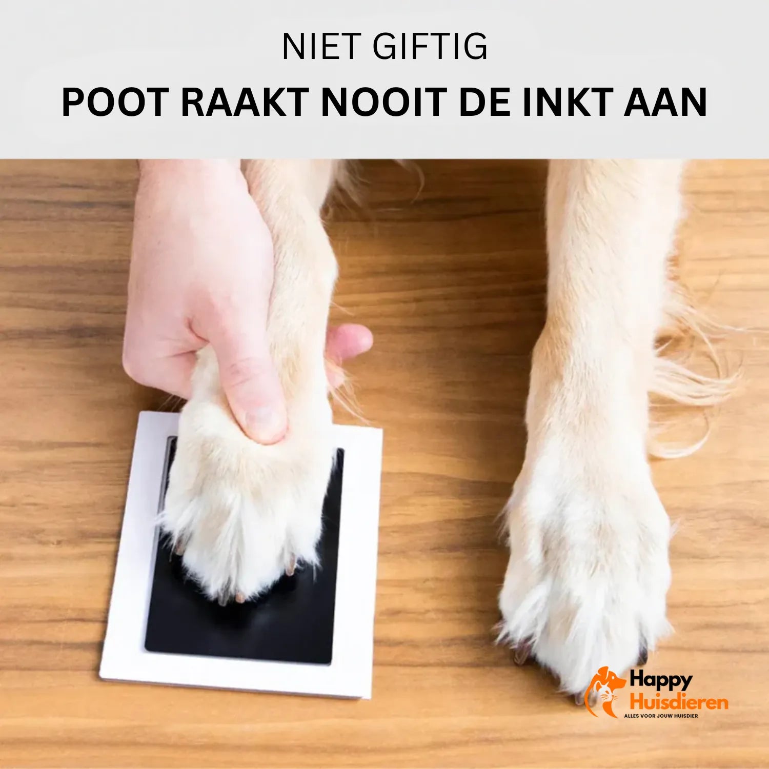 Pootafdruk Kit | Inktvrije Pootafdruk Set voor Honden & Katten – Blijvende Herinnering, Veilig & Vlekkeloos