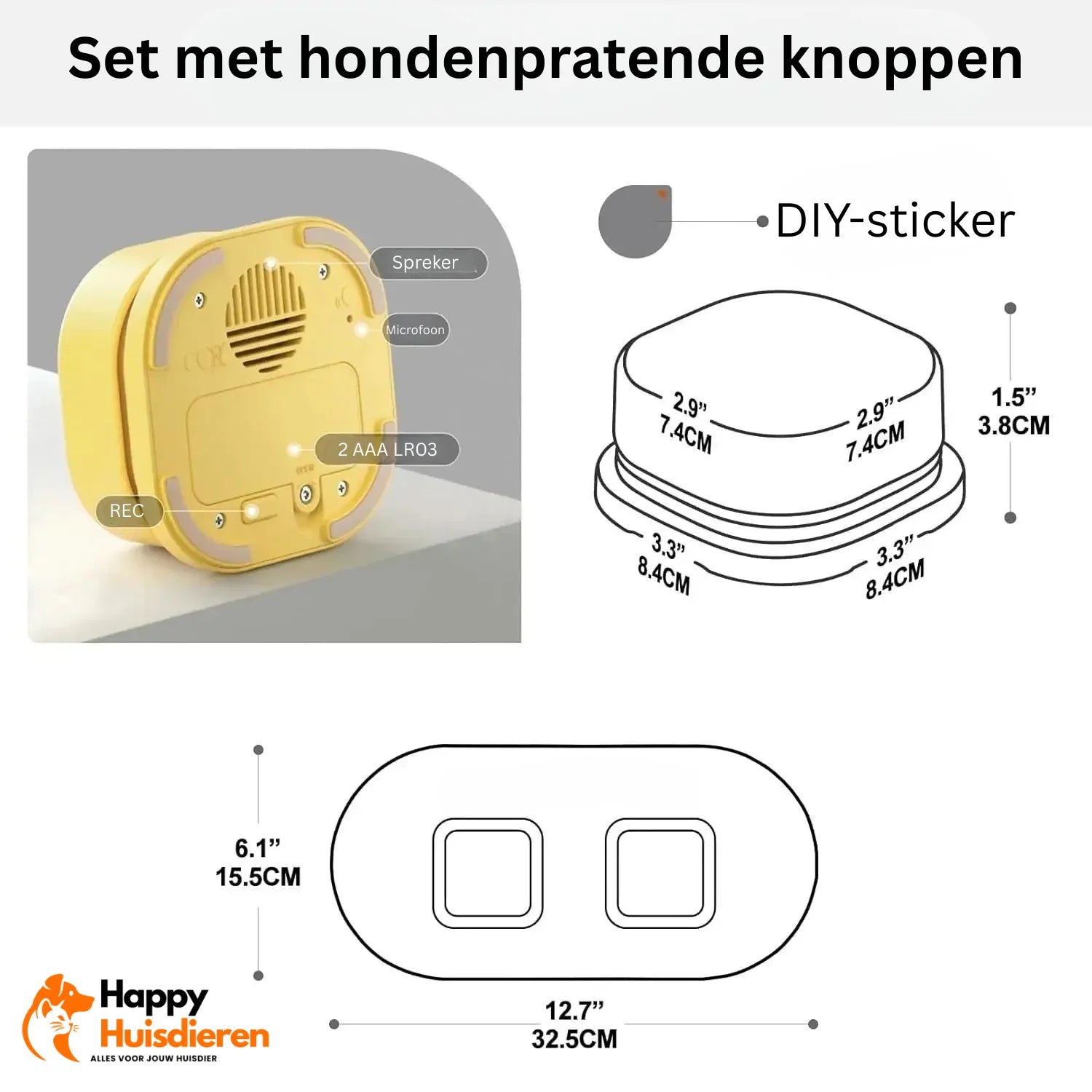PraatPootjes Spel | Spraakknoppen voor Huisdieren – Interactief Communicatiespeelgoed