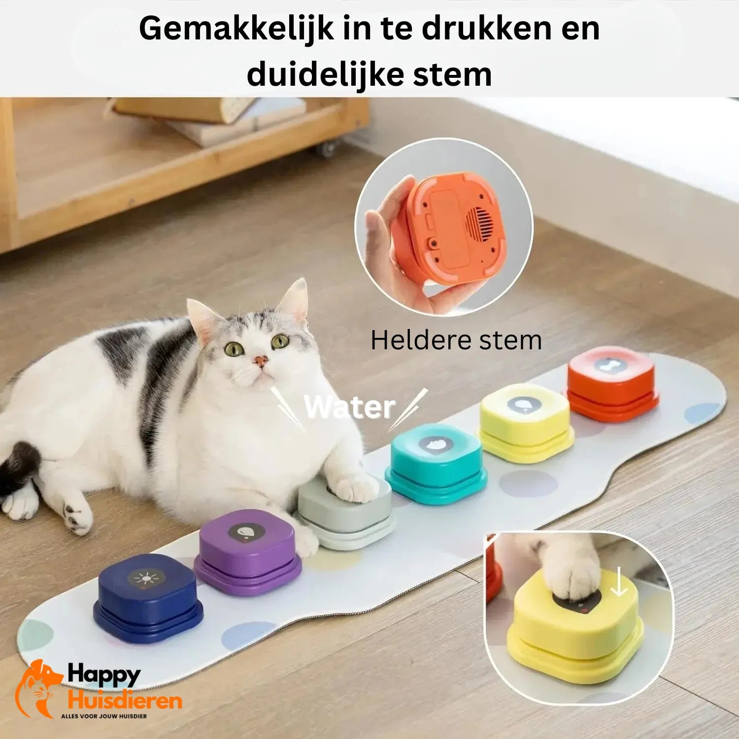 PraatPootjes Spel | Spraakknoppen voor Huisdieren – Interactief Communicatiespeelgoed