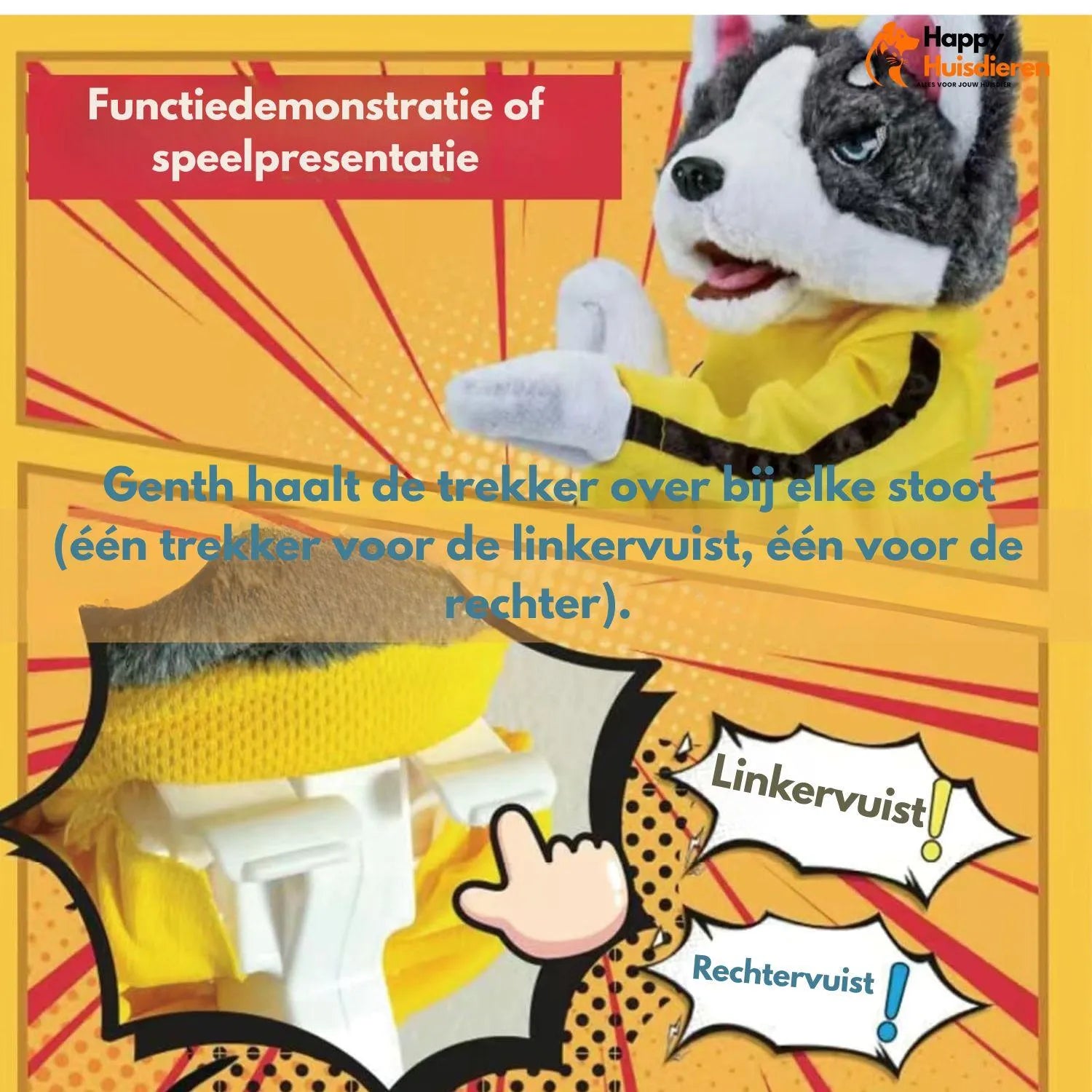 PunchPup | Interactief boks-speelgoed voor honden en katten