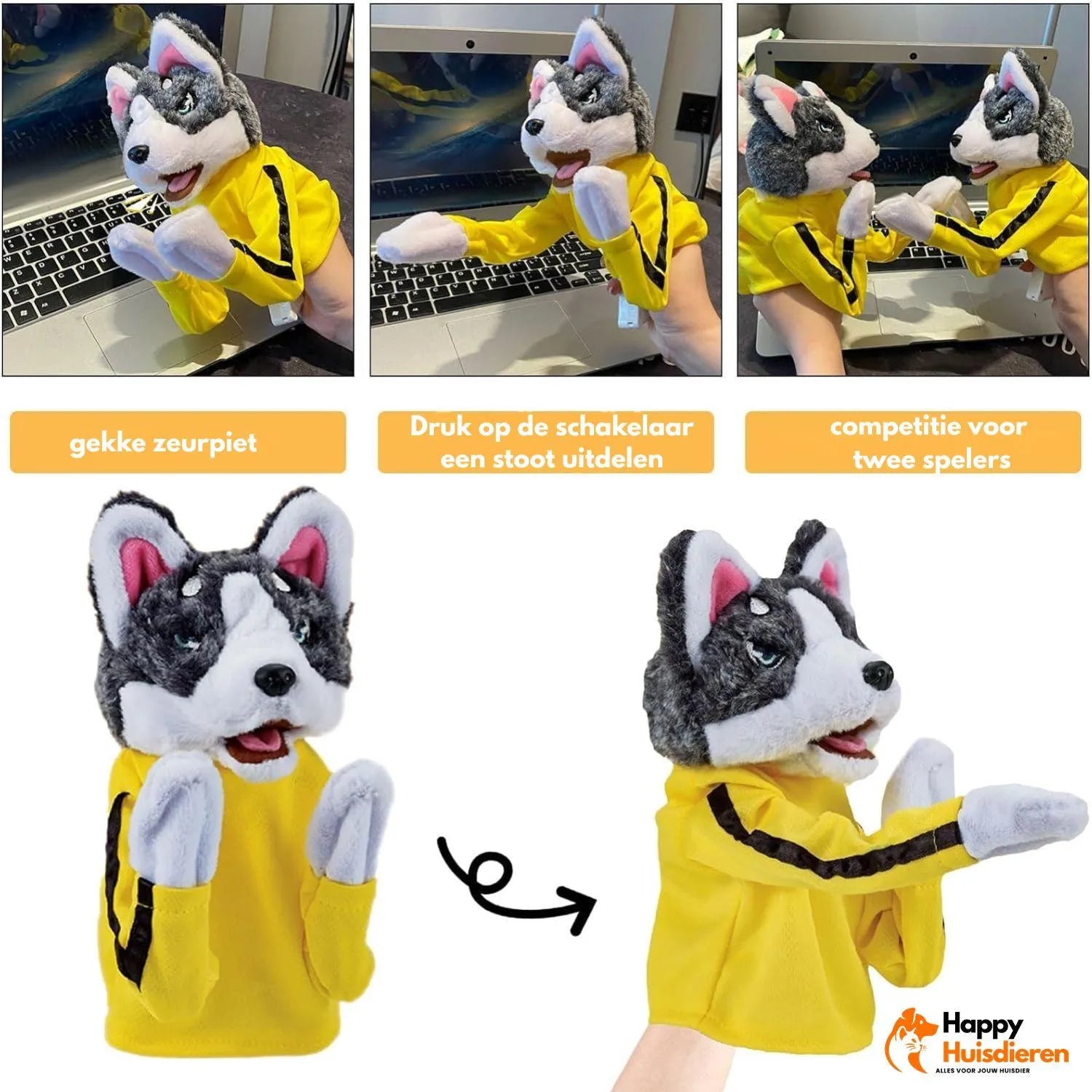 PunchPup | Interactief boks-speelgoed voor honden en katten