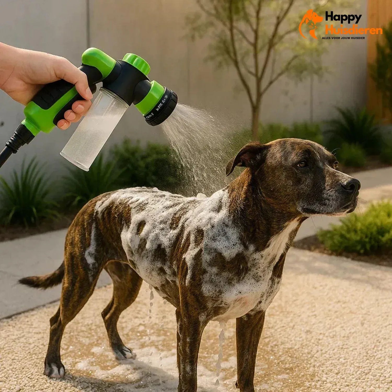 Pup Jet | Multifuntionele hondendouche met zeepdispenser