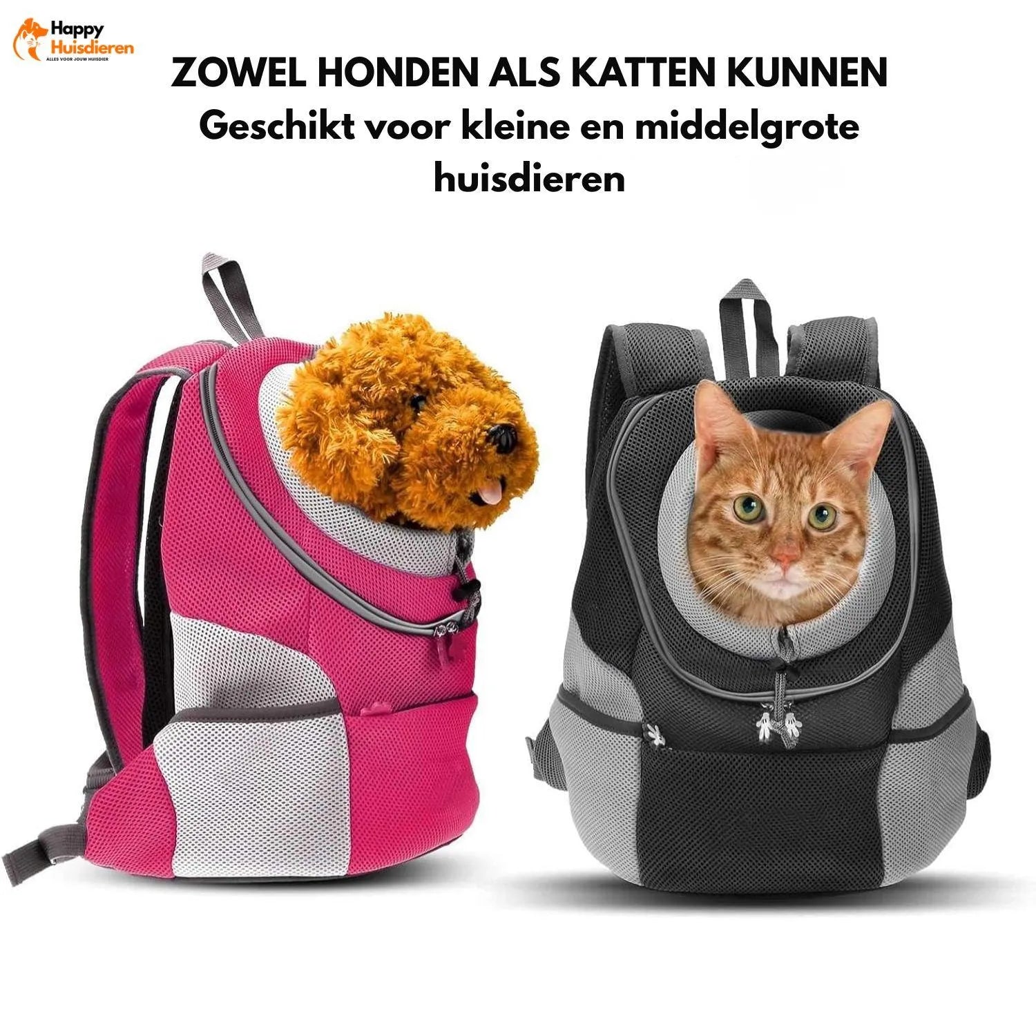 PupPack | Comfortabele draagrugzak voor honden