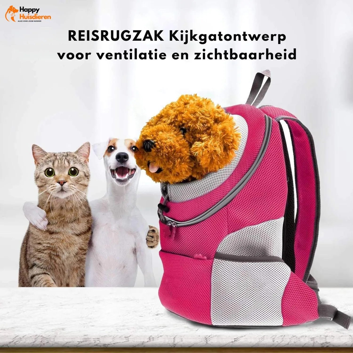 PupPack | Comfortabele draagrugzak voor honden