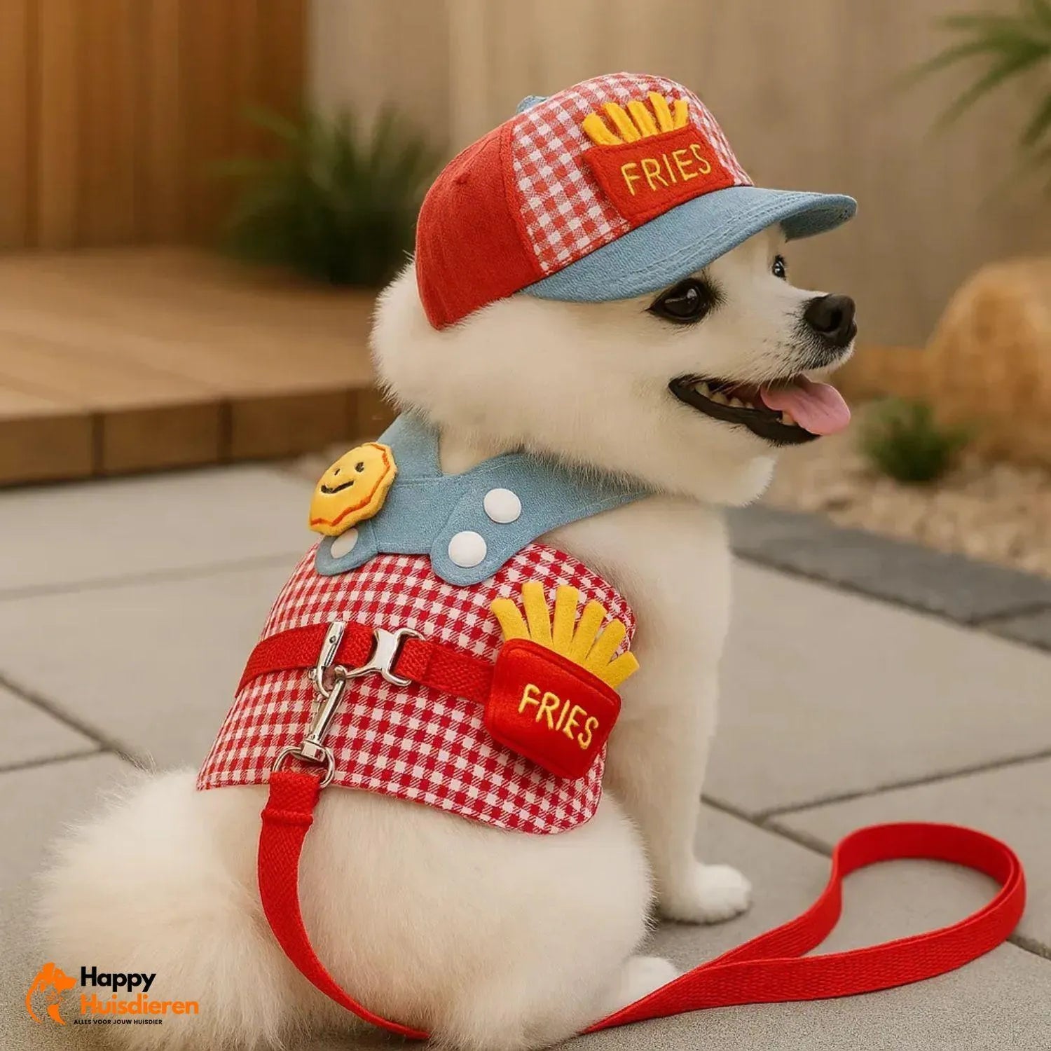 PupStyle | Hondenkostuum met jas, pet en riem – licht & comfortabel