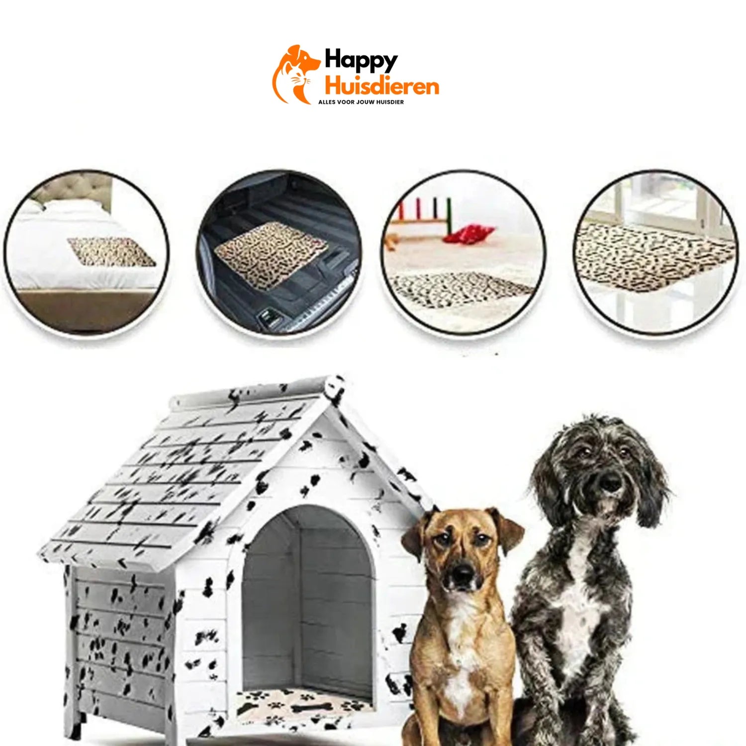 Puppy Eco Tapijt | Herbruikbare Plasmat voor Honden voor Zindelijkheid en Vloerbescherming