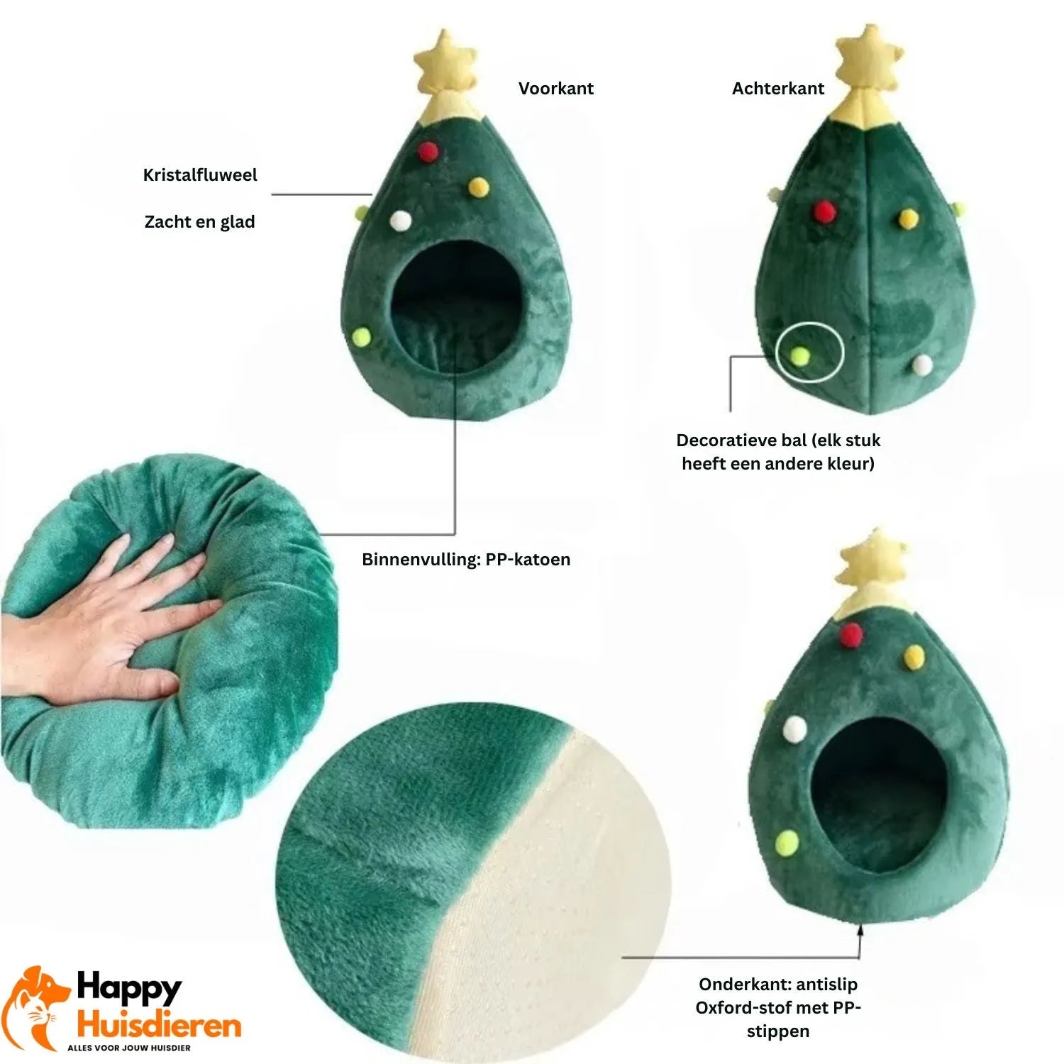 PurrKerstbos | Kerstboom Kattenmand voor Feestelijke Gezelligheid