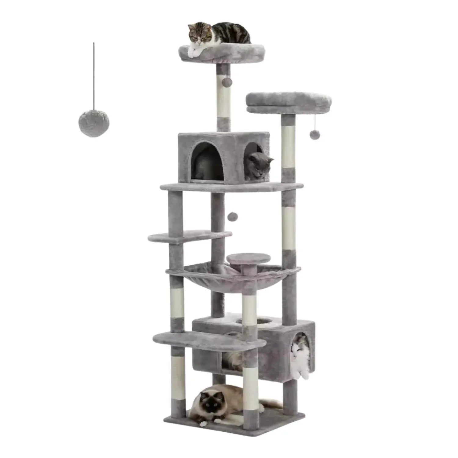 PurrLounge | Moderne kattentoren met stijl en stabiliteit