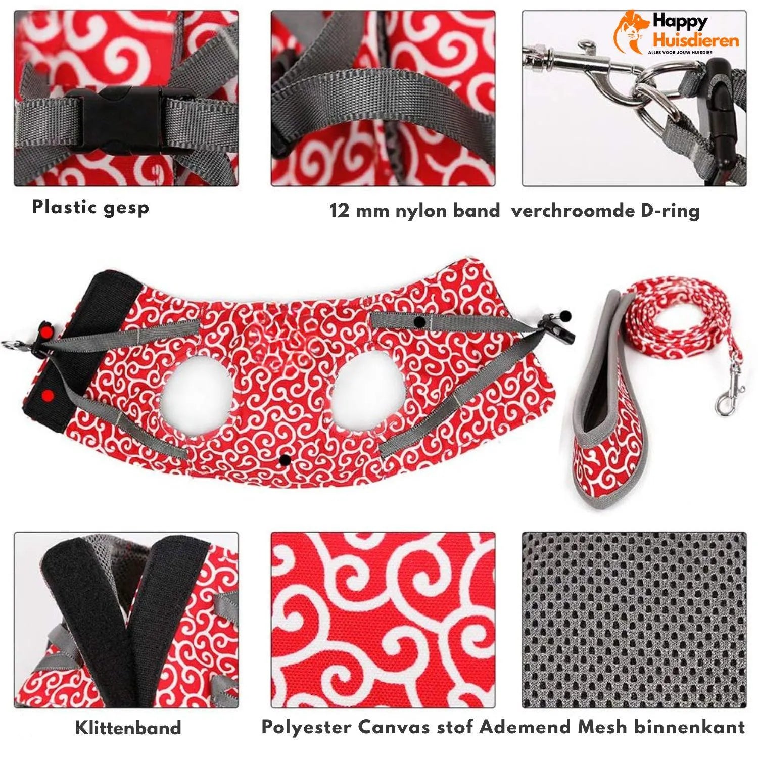 PurrTrail Harness | Verstelbaar kattentuigje voor buiten met ademend ontwerp