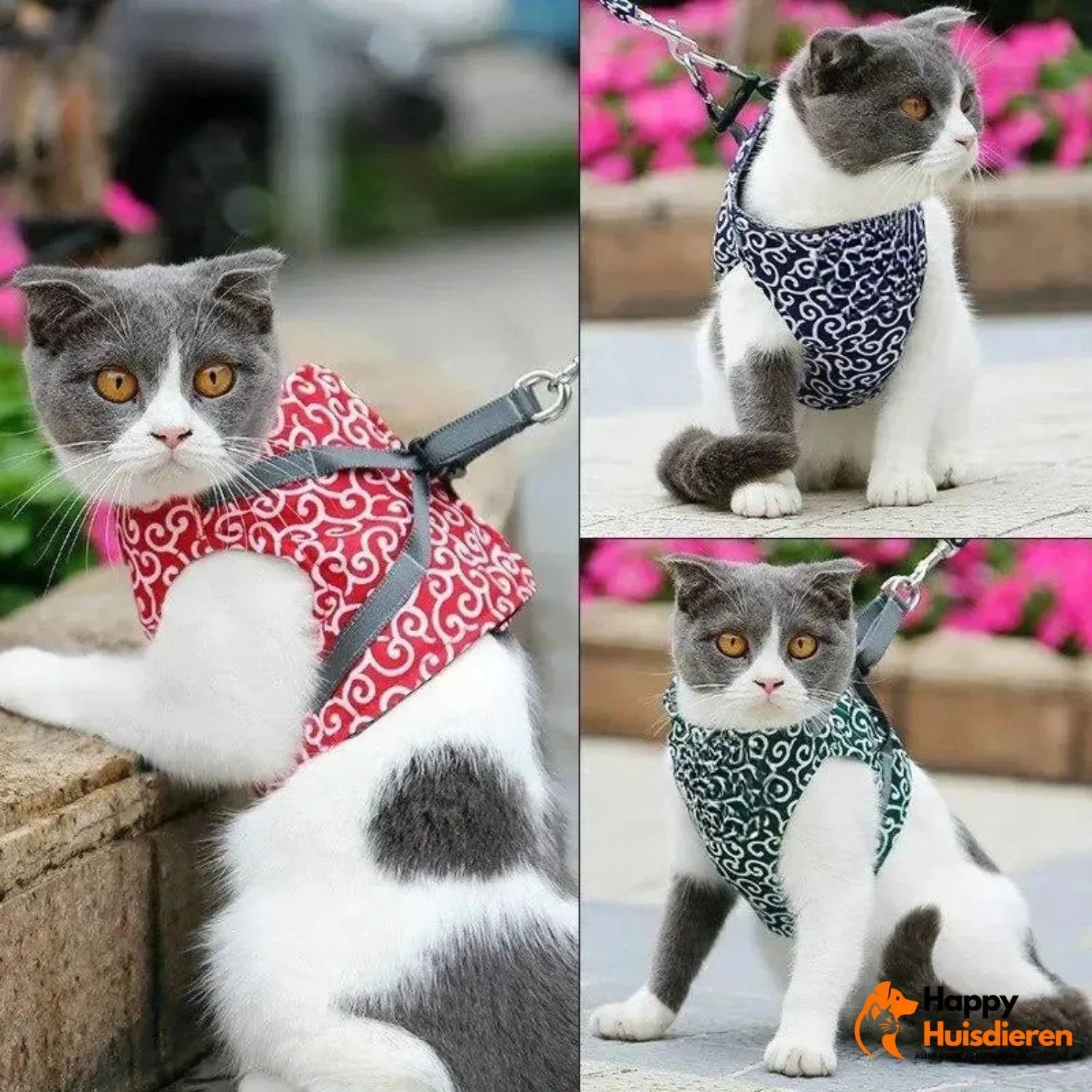 PurrTrail Harness | Verstelbaar kattentuigje voor buiten met ademend ontwerp